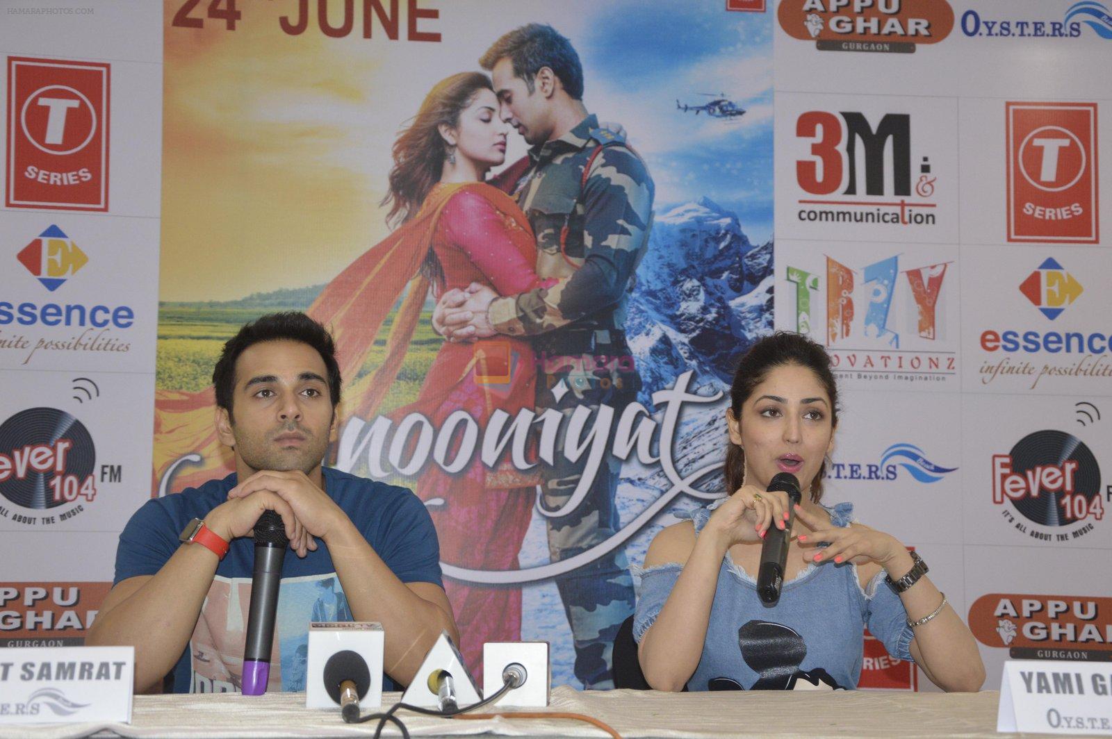 Yami Gautam, Pulkit Samrat at junooniyat press meet in delhi on 22nd June 2016