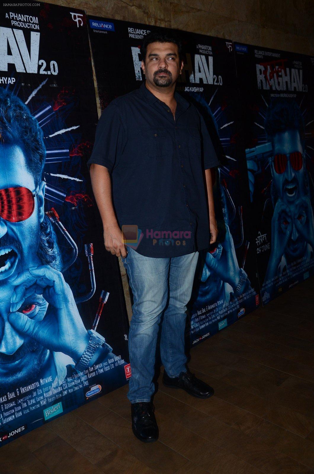 Siddharth Roy Kapur during the special screening of film Raman Raghav 2.0 in Mumbai, India on June 22, 2015