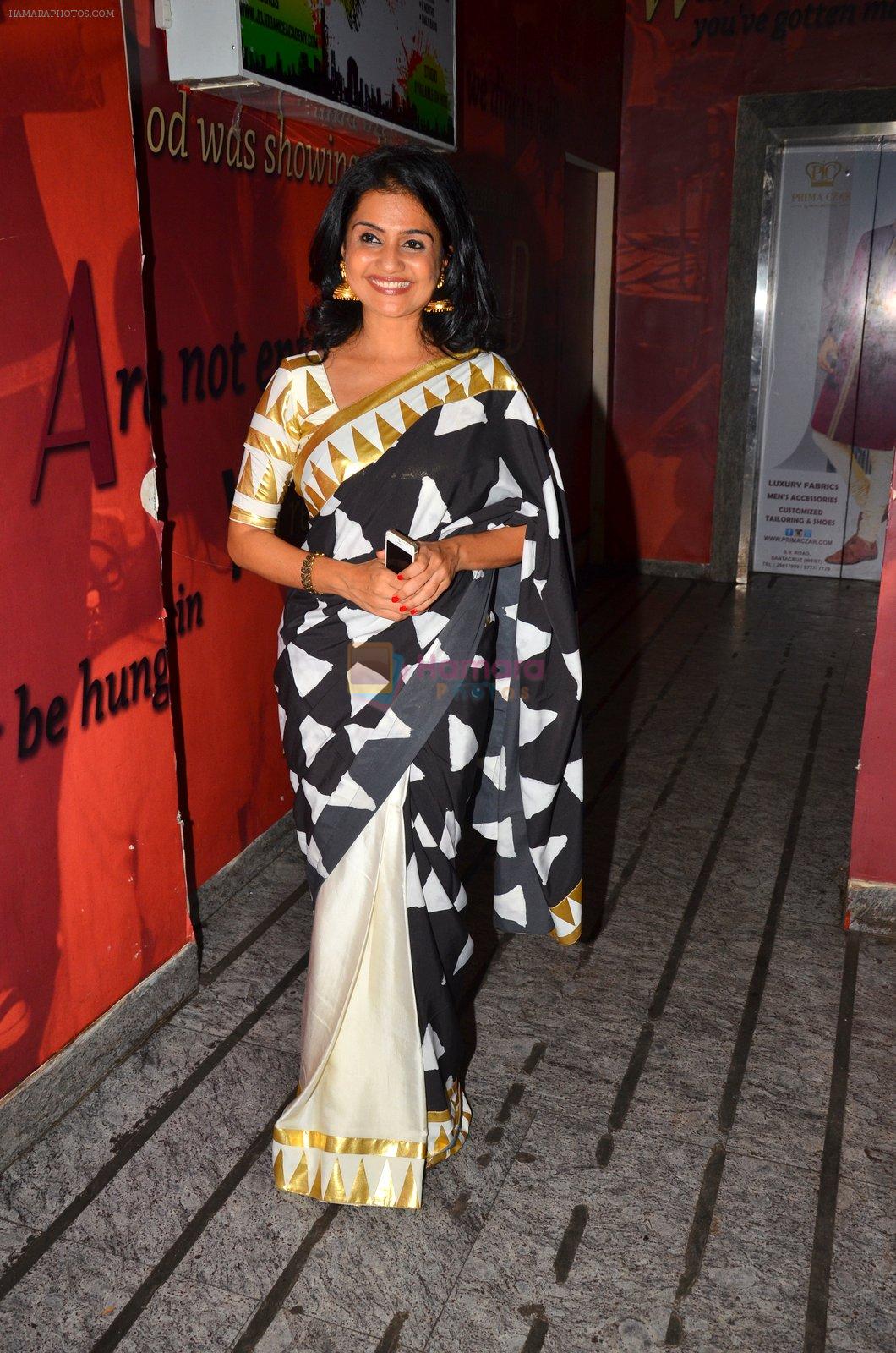 Amruta Subhash during Raman Raghav 2.0 movie promotion on streets of Mumbai on June 23, 2016