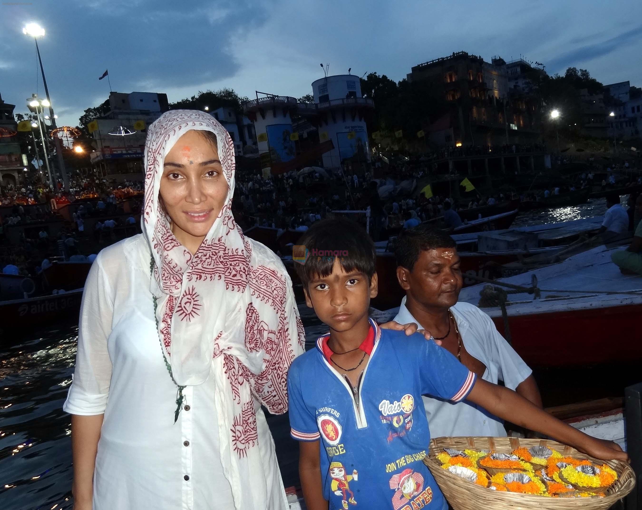 Sofia Hayat who is now Gaia Mother Sofia went to Varanasi on spiritual trip on 25th June 2016