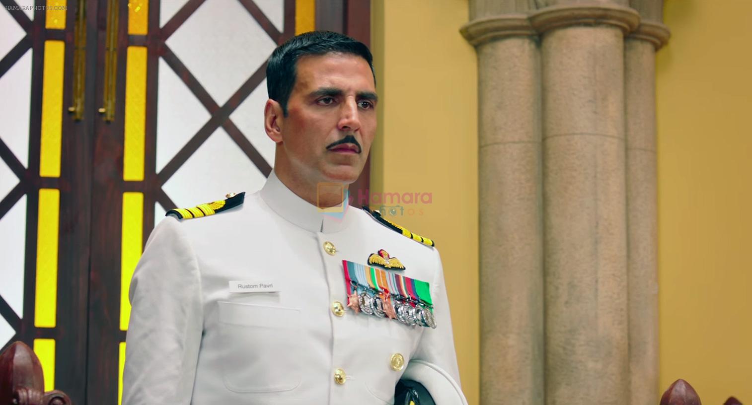 Akshay Kumar as Rustom Pavri in Rustom Movie Stills