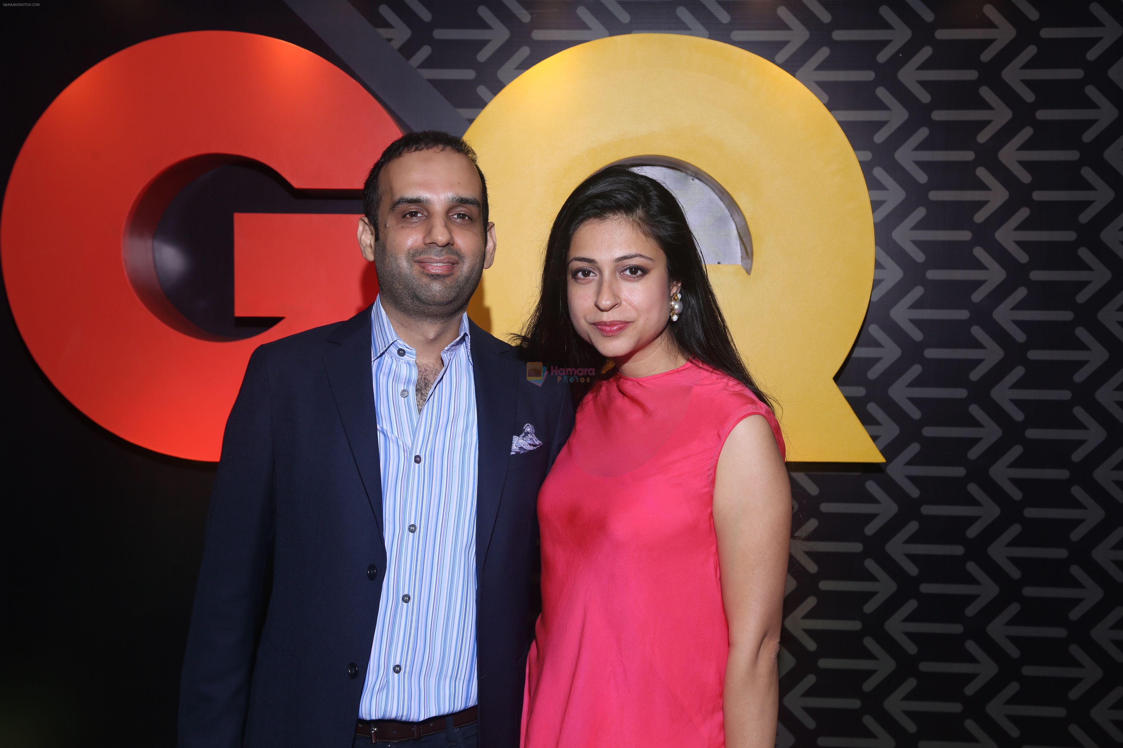 Samrath Bedi with Wife at GQ 50 Most Influential Young Indians of 2016