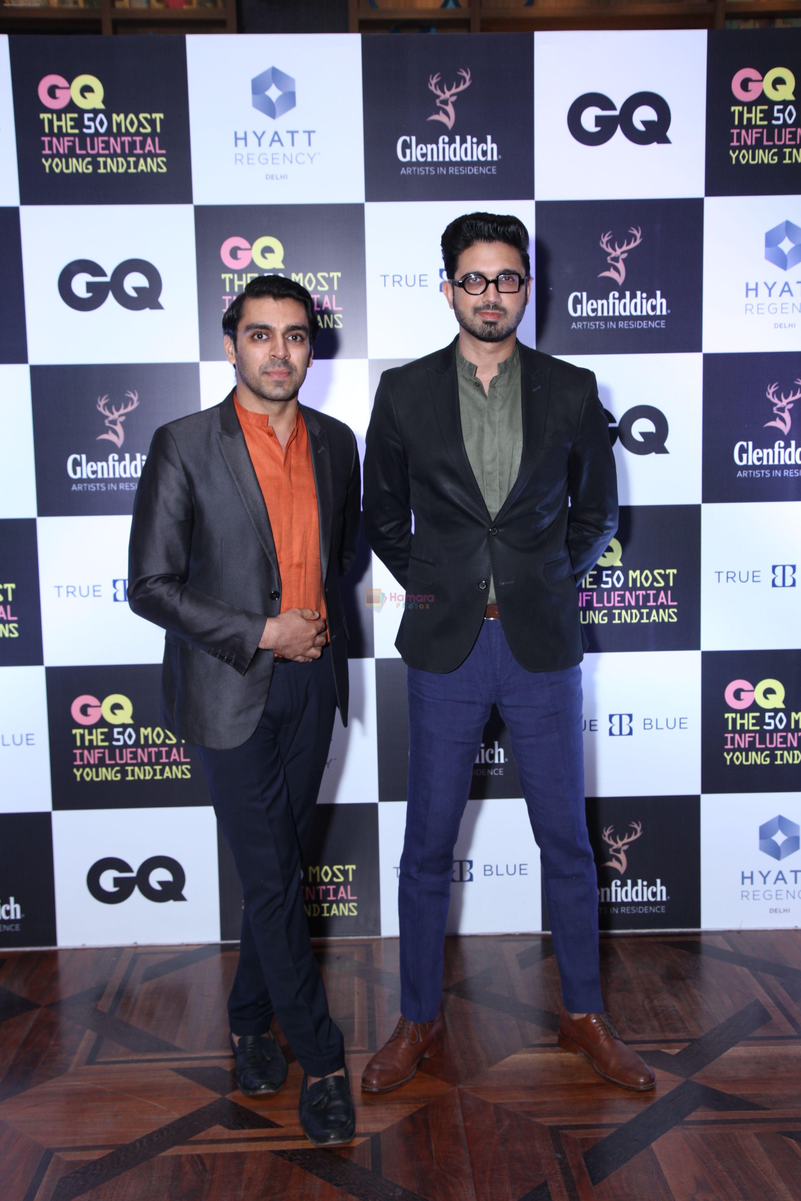 Shivan and Narresh at GQ 50 Most Influential Young Indians of 2016
