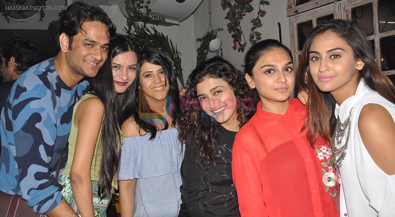 Ekta Kapoor, Ragini Khanna, Krystal Dsouza & Friends at the Launch Event of Mirabella Bar & Kitchen in Mumbai on 3rd July 2016