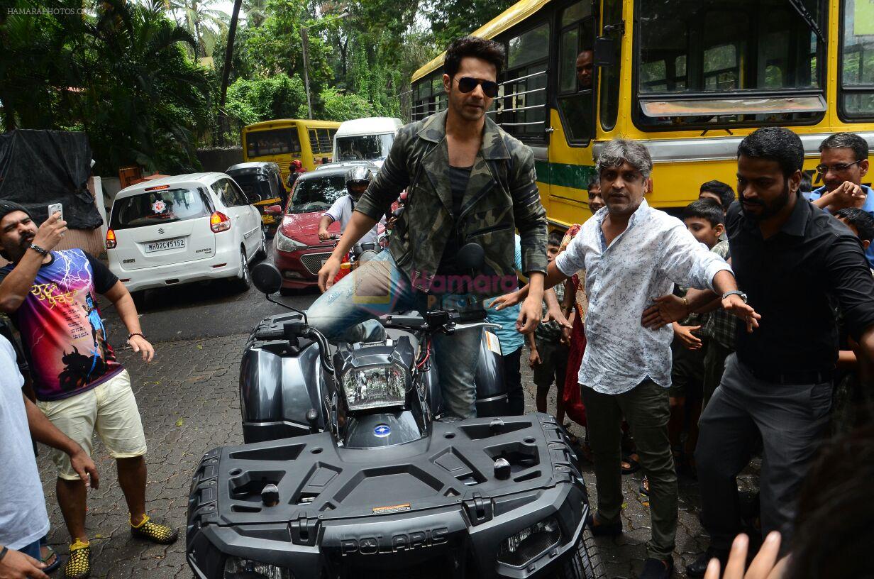 Varun Dhawan at Dishoom song launch in Mumbai on 12th July 2016