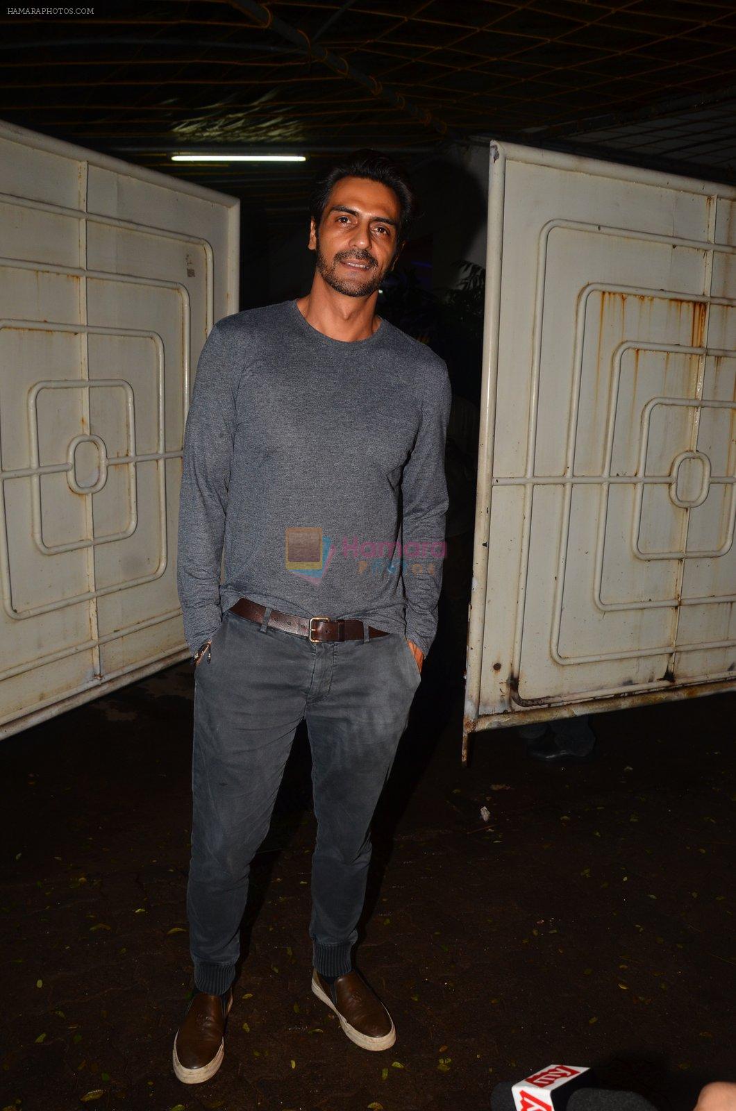 Arjun Rampal at Madaari screening in Mumbai on 13th July 2016