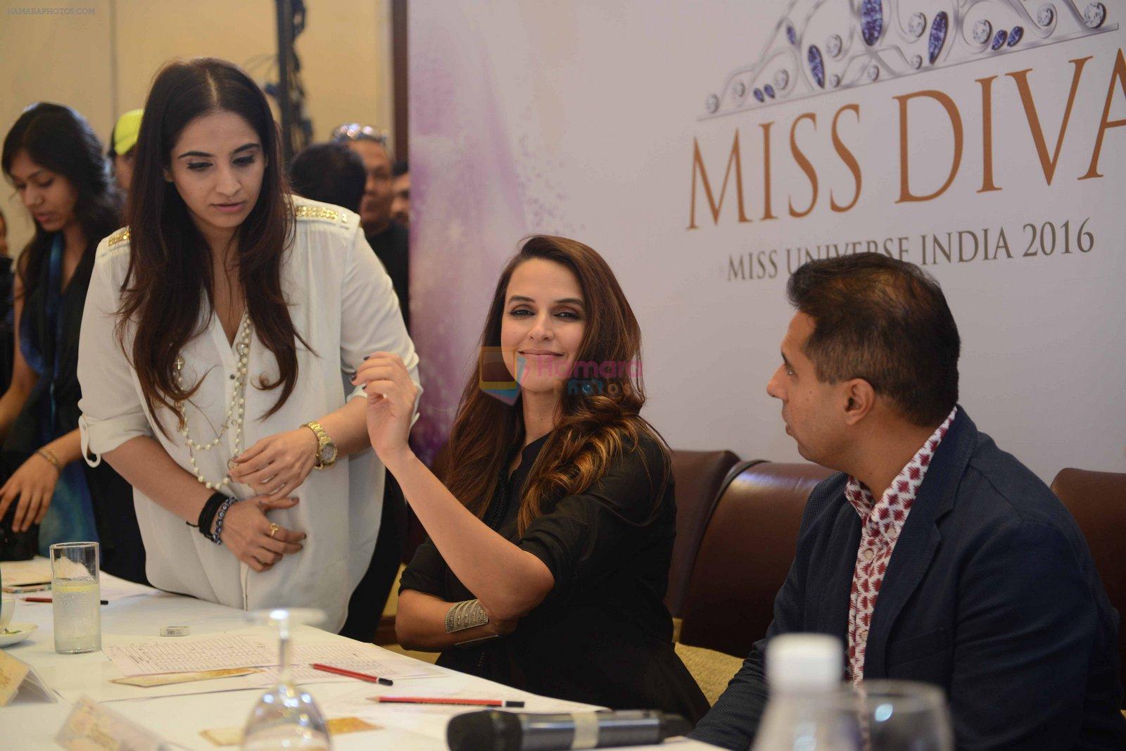 Neha Dhupia at Miss diva auditions in Mumbai on 17th July 2016