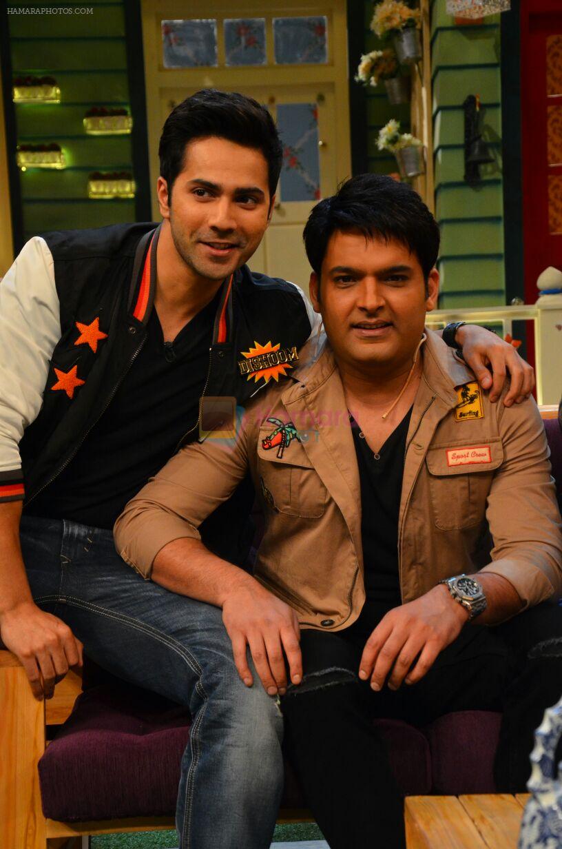 Varun Dhawan promote Dishoom on the sets of The Kapil Sharma Show on 17th July 2016
