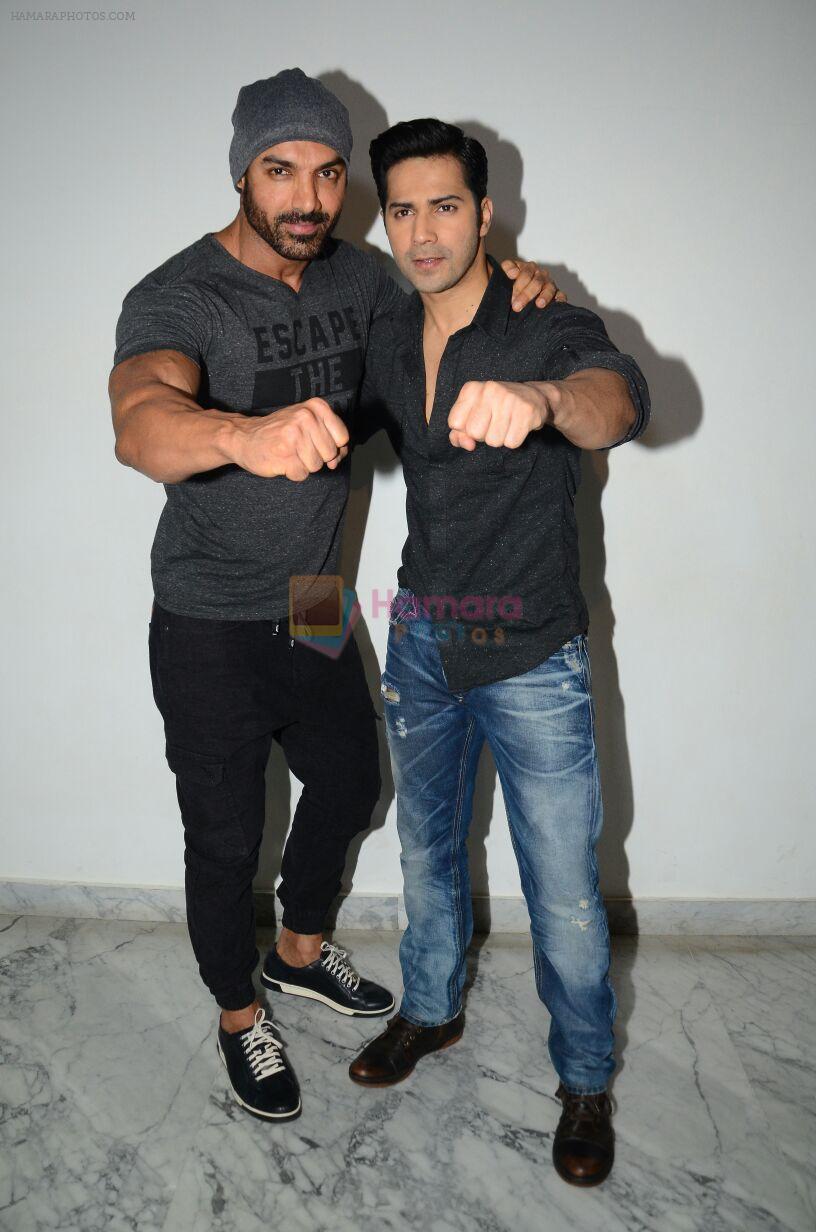 John Abraham, Varun Dhawan promote Dishoom on Fever 104 FM on 18th July 2016