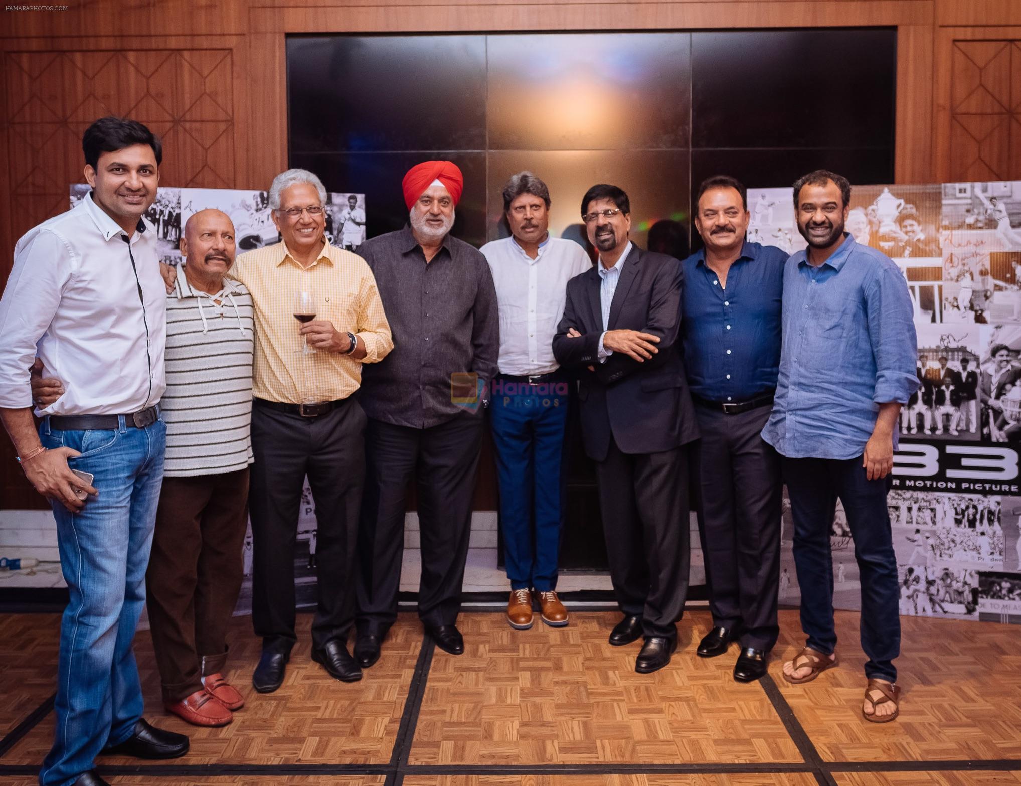 Kapil Dev at 1983 Movie Press Meet on 18th July 2016