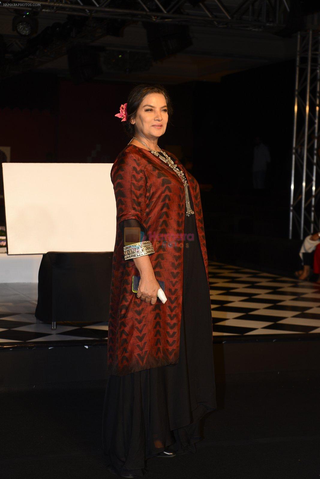 Shabana Azmi walk the ramp for Anita Dongre show at the FDCI India Couture Week 2016 on 21st July 2016