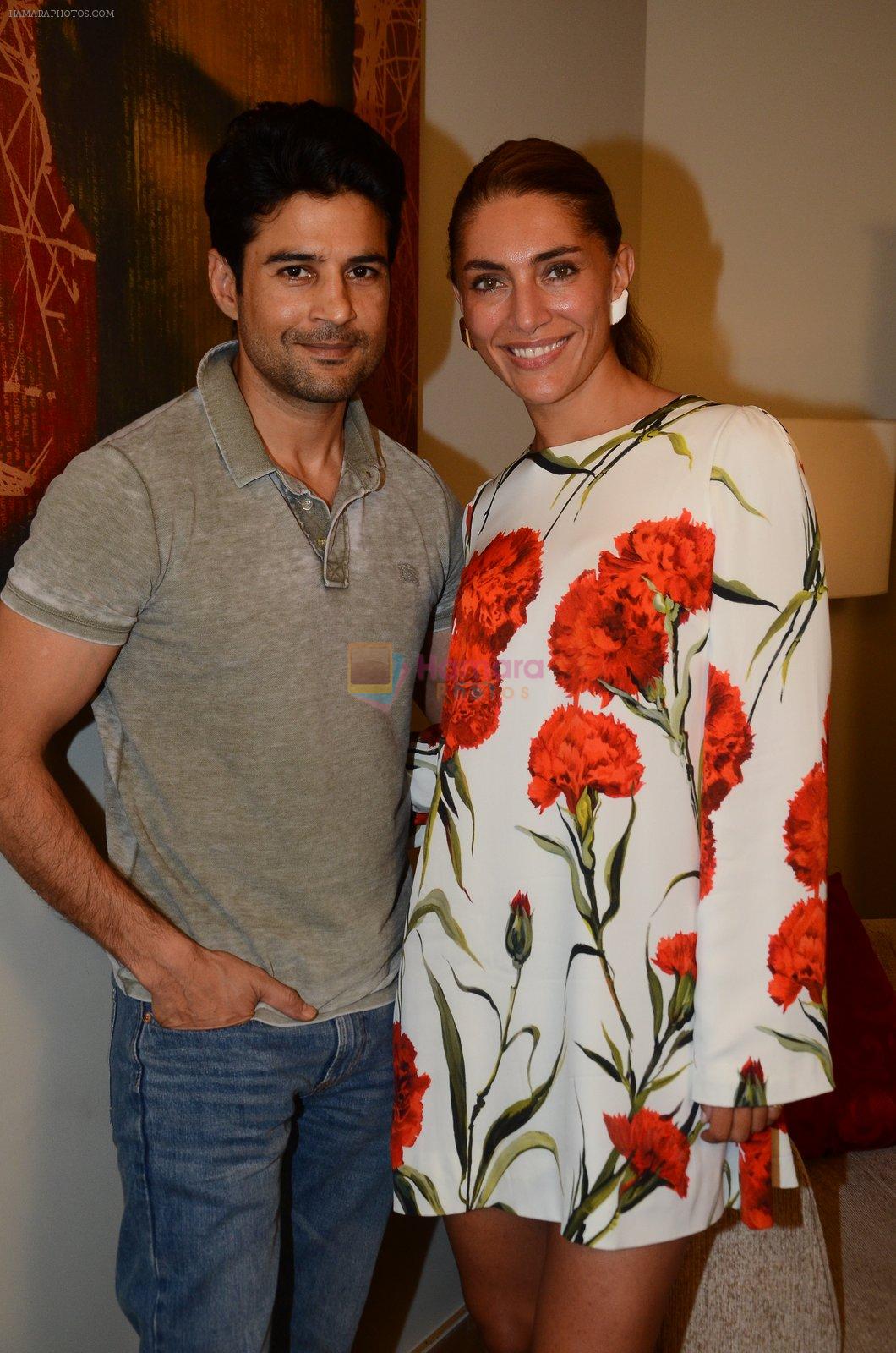 Caterina Murino, Rajeev Khandelwal promote film Fever on 26th July 2016