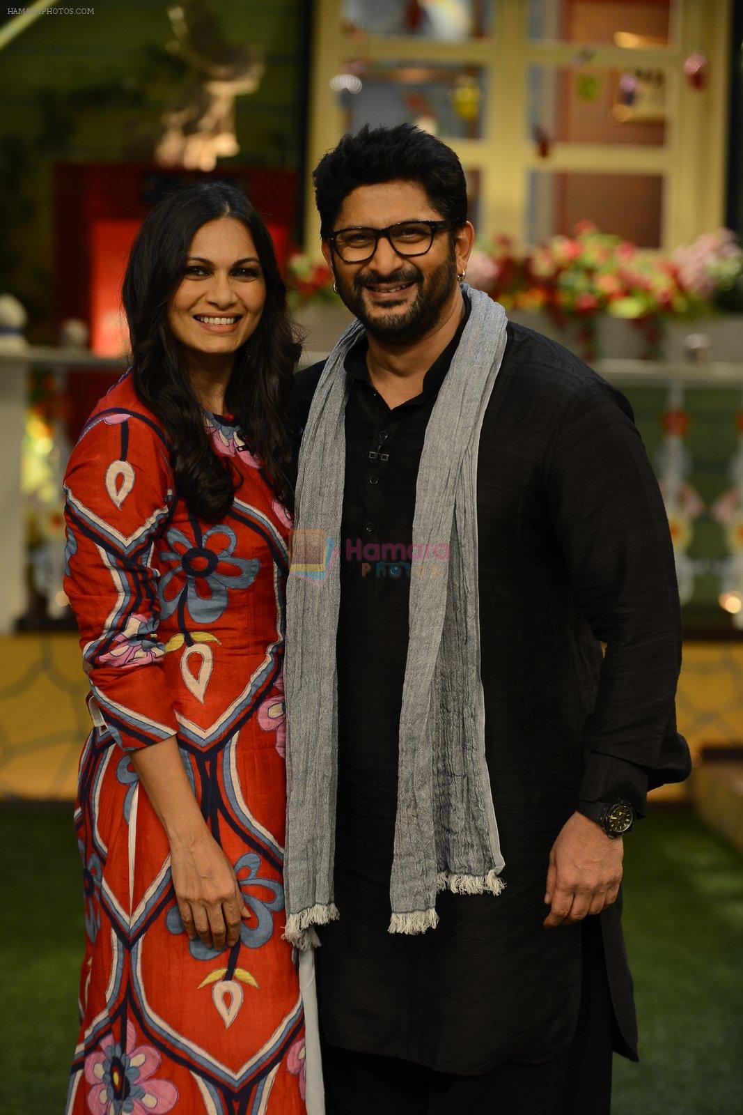 Arshad Warsi, Maria Goretti on the sets of Sony's The Kapil Sharma Show on 25th July 2016