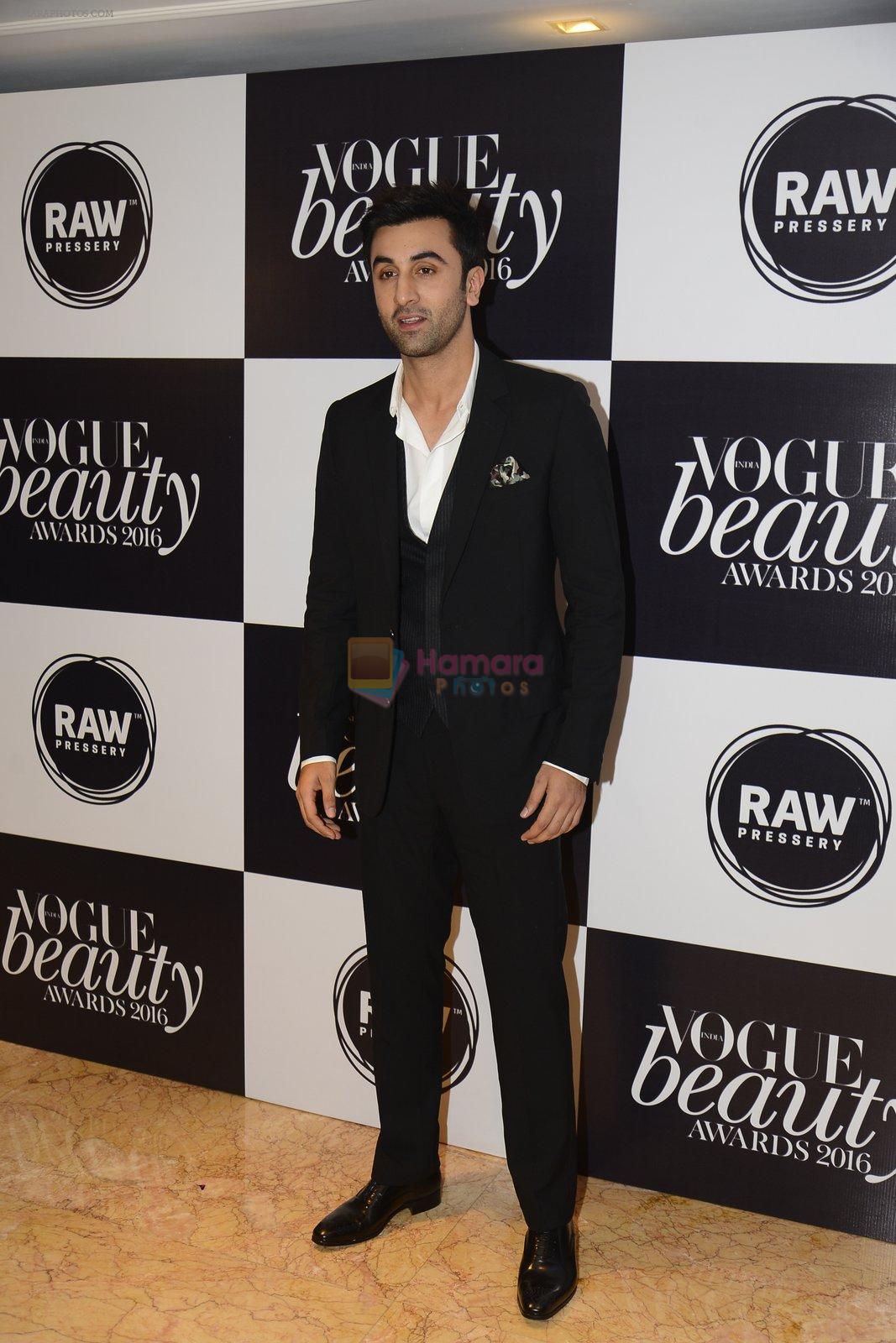 Ranbir Kapoor at Vogue Beauty Awards 2016 on 27th July 2016