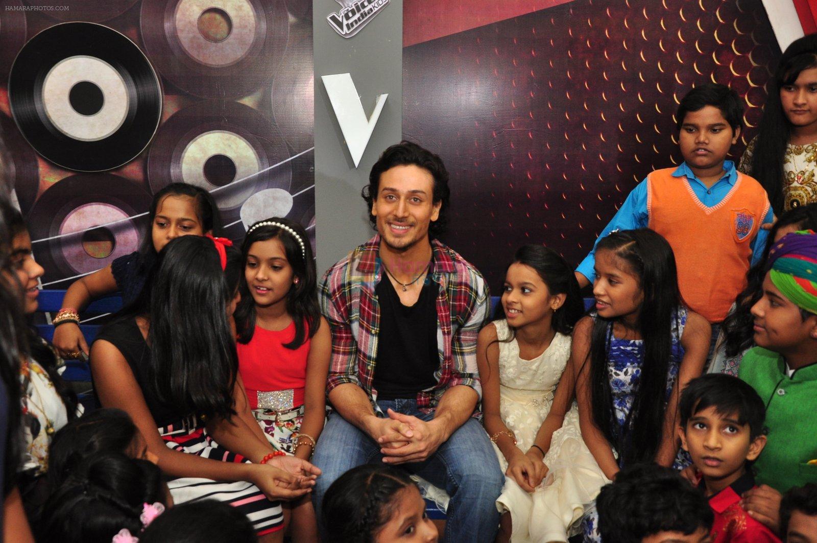 Tiger Shroff at The Voice Kids event on 27th July 2016