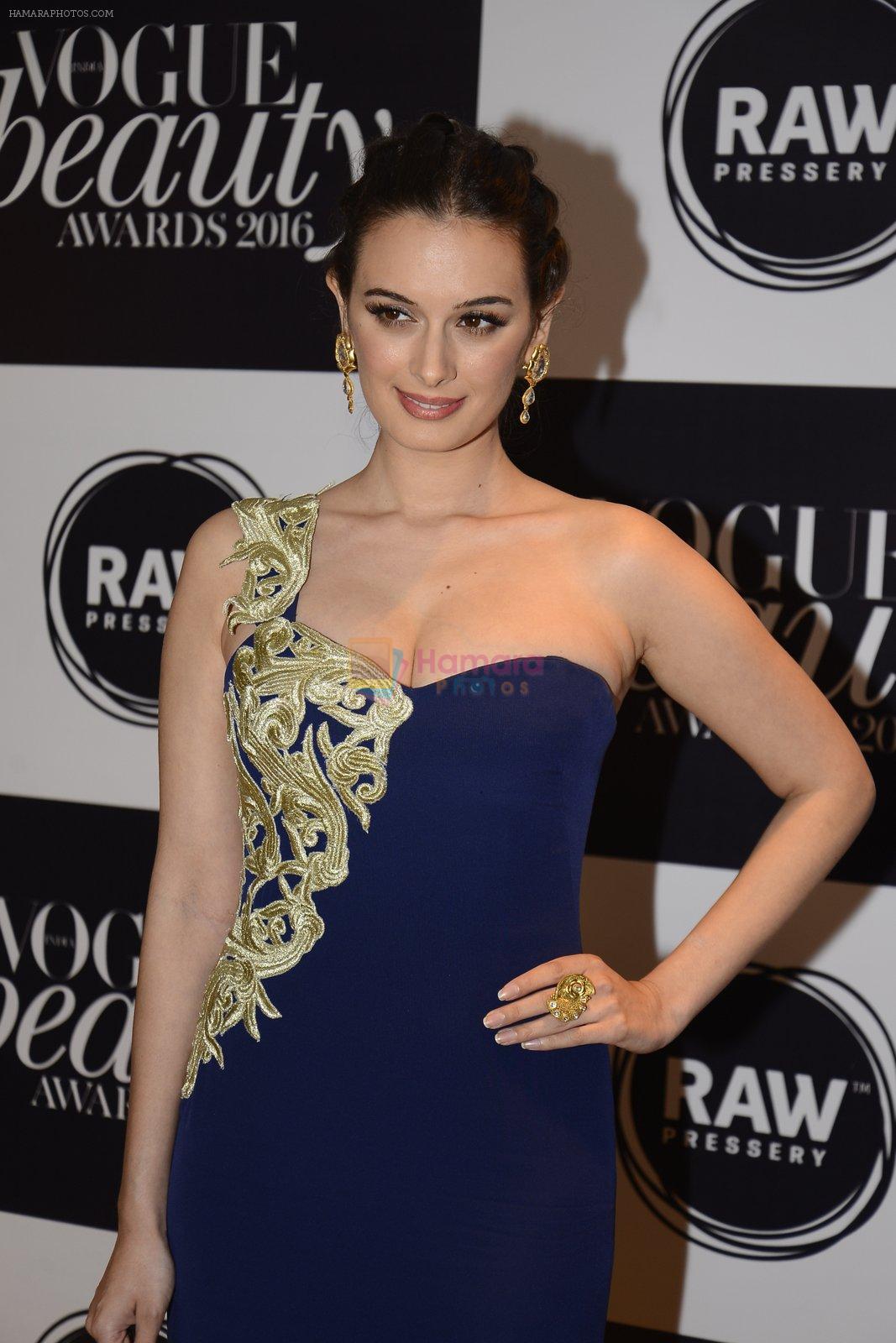 Evelyn Sharma at Vogue Beauty Awards 2016 on 27th July 2016