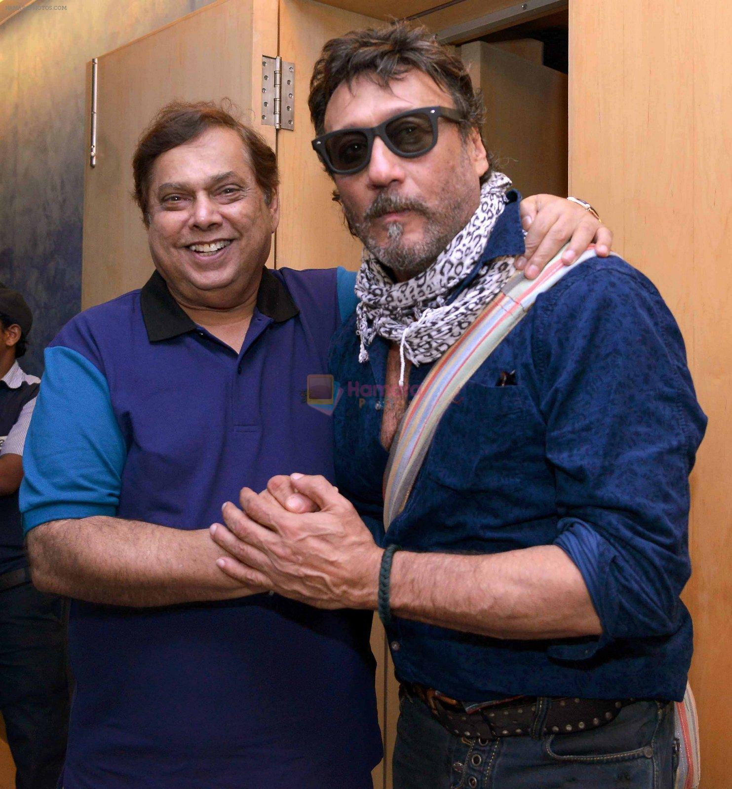 david dhawan with jackie shroff at Dishoom screening in yashraj, Mumbai on 28th July 2016