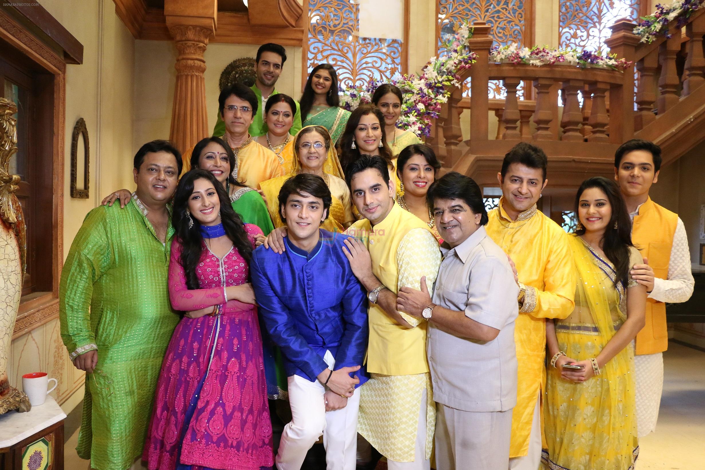 The cast of Ek Rishta Saajhedari Ka at the launch event in Mumbai!