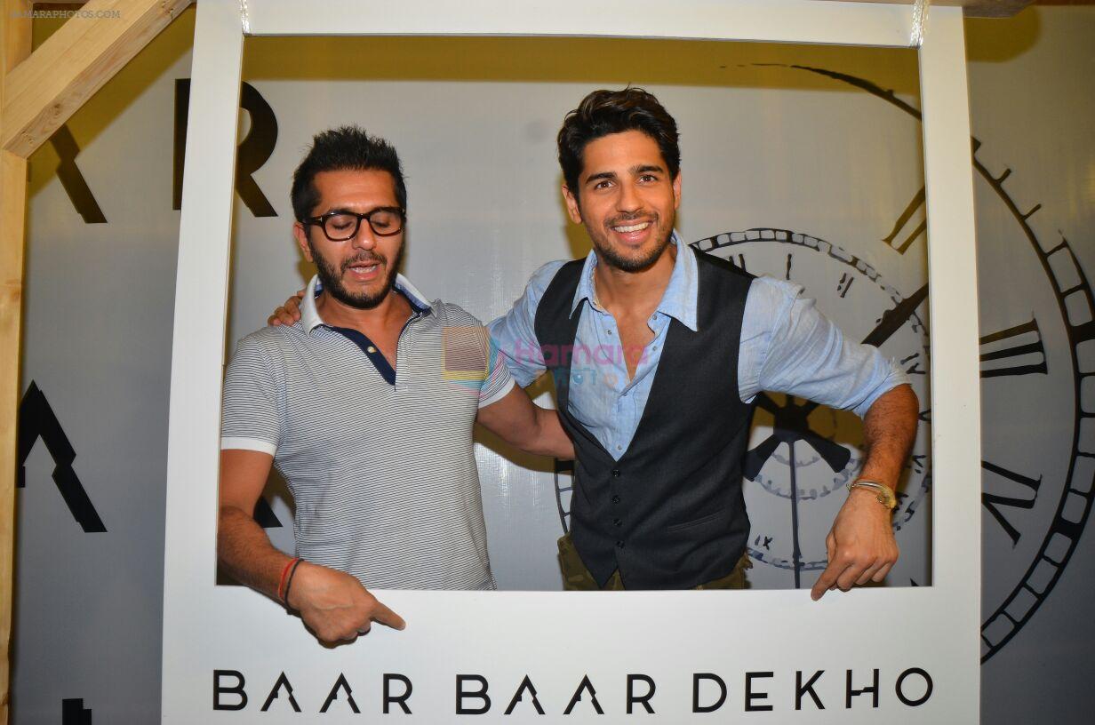 Ritesh Sidhwani, Sidharth Malhotra promotes film Baar Baar Dekho on August 2nd 2016