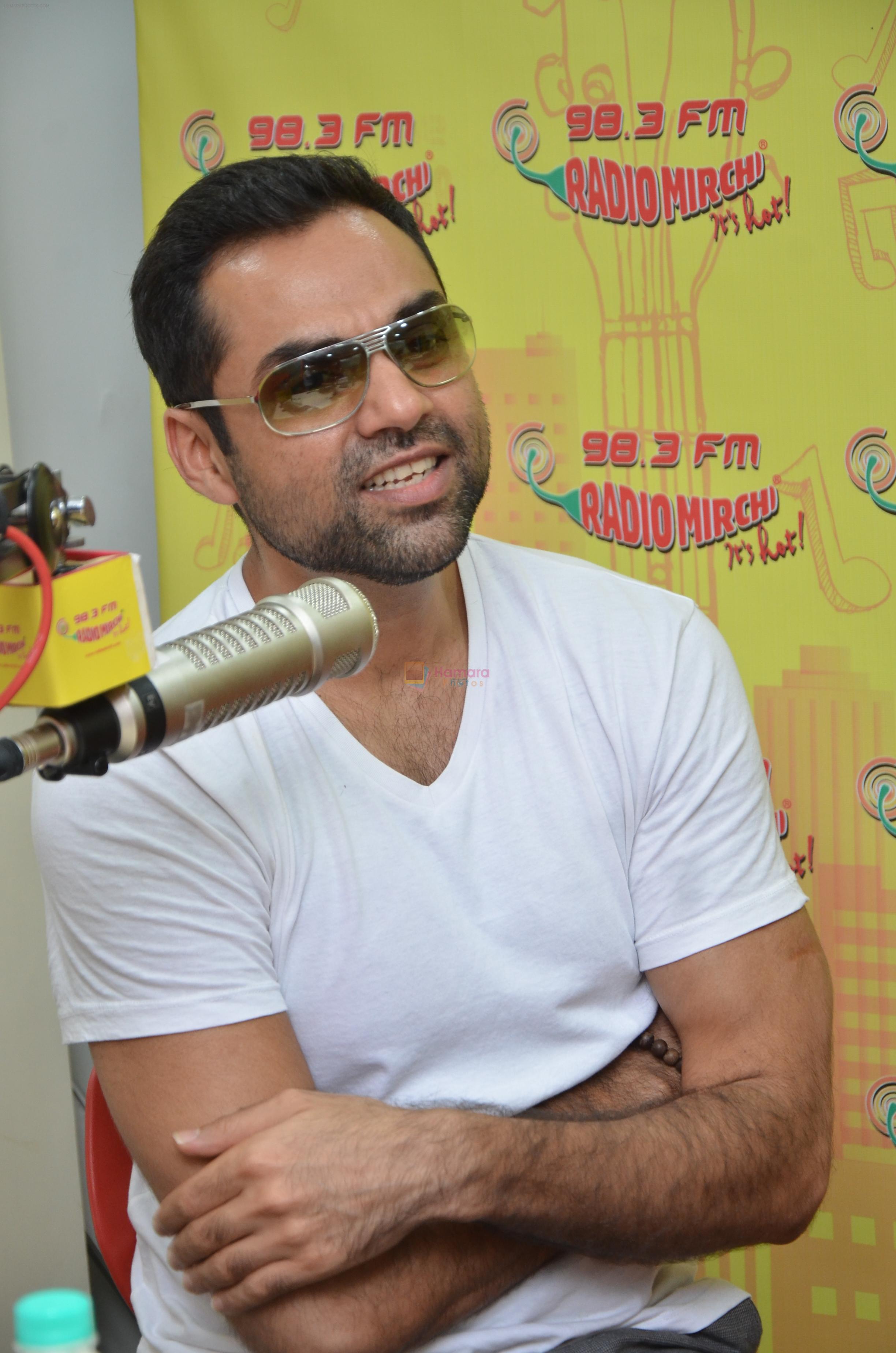 Abhay Deol at Radio Mirchi studio to promote their upcoming film Happy Bhag Jayegi on August 2nd 2016