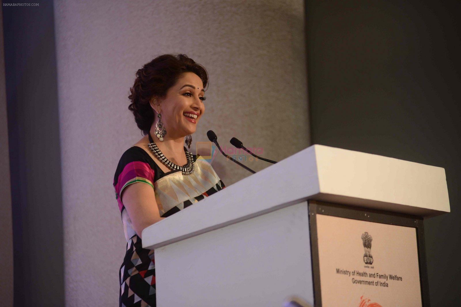 Madhuri Dixit at breastfeeding awareness campaign by unicef on 5th Aug 2016