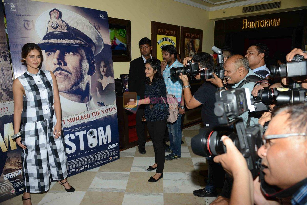 Ileana D'Cruz at the Press Conference of Rustom in New Delhi on 8th Aug 2016