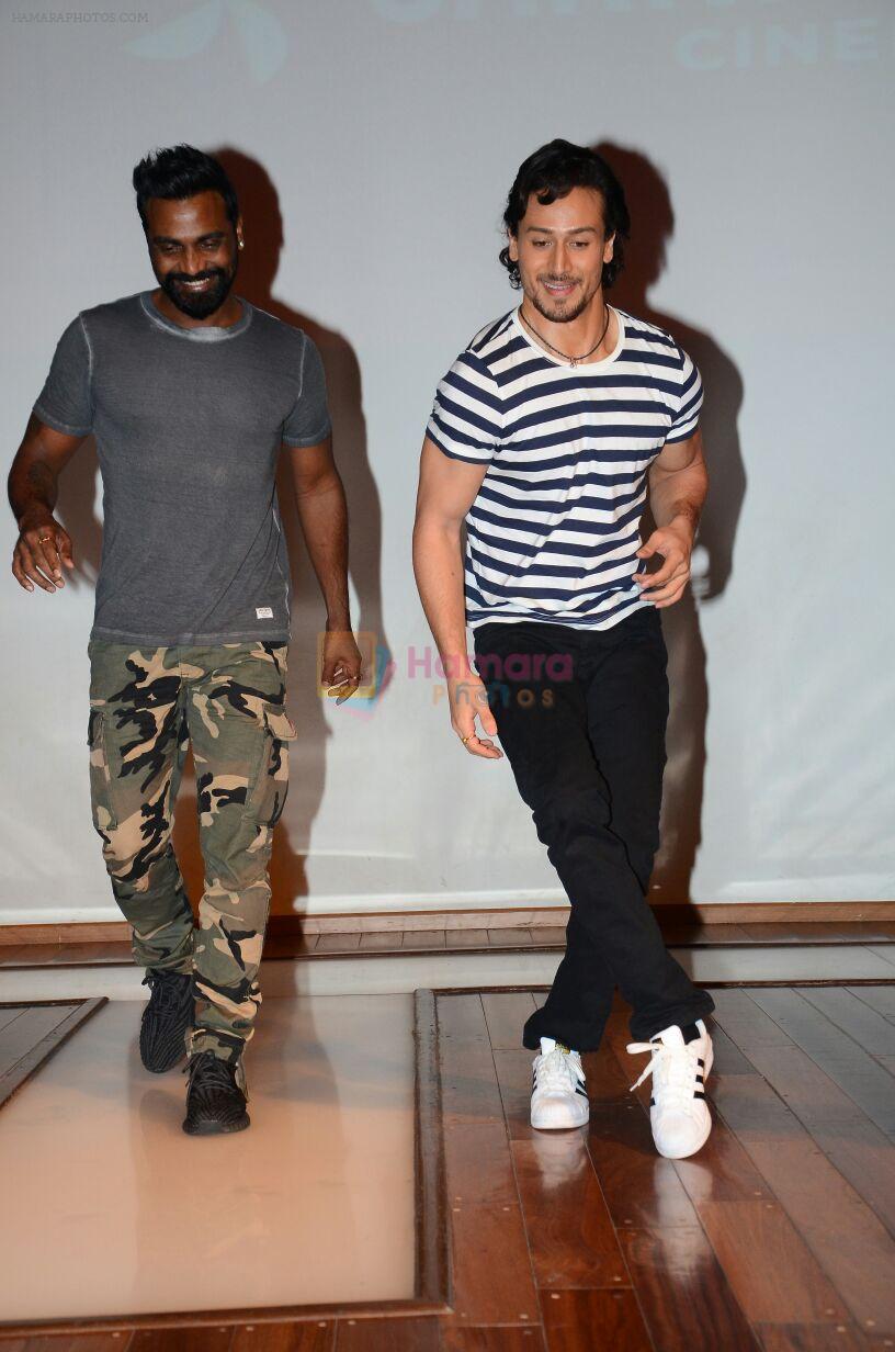 Tiger Shroff and Remo Dsouza promote A Flying Jatt at RCity on 12th Aug 2016