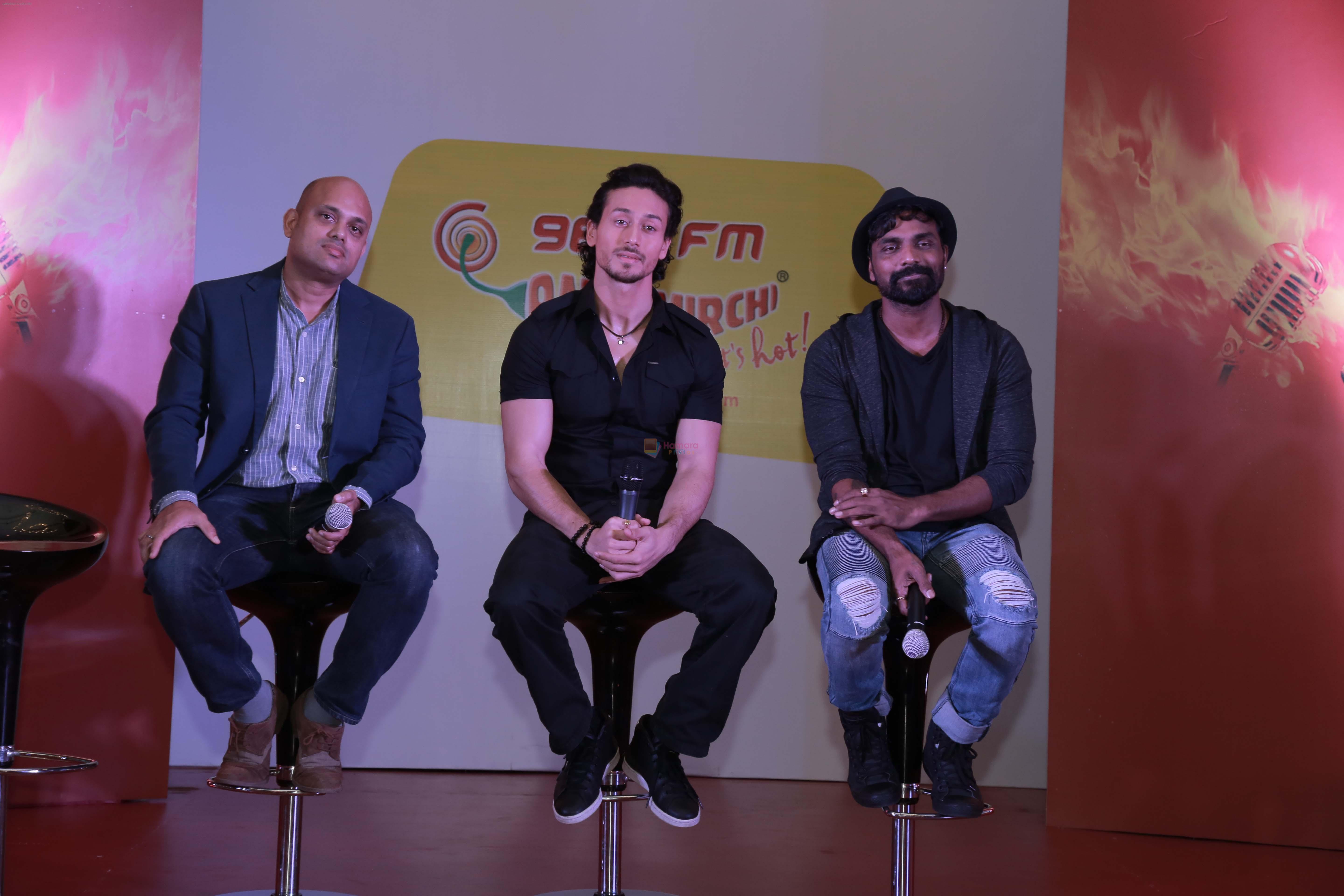 Tiger Shroff, Remo D Souza at the release of Mirchi 98.3 FM launches in Chandigarh on 12th Aug 2016