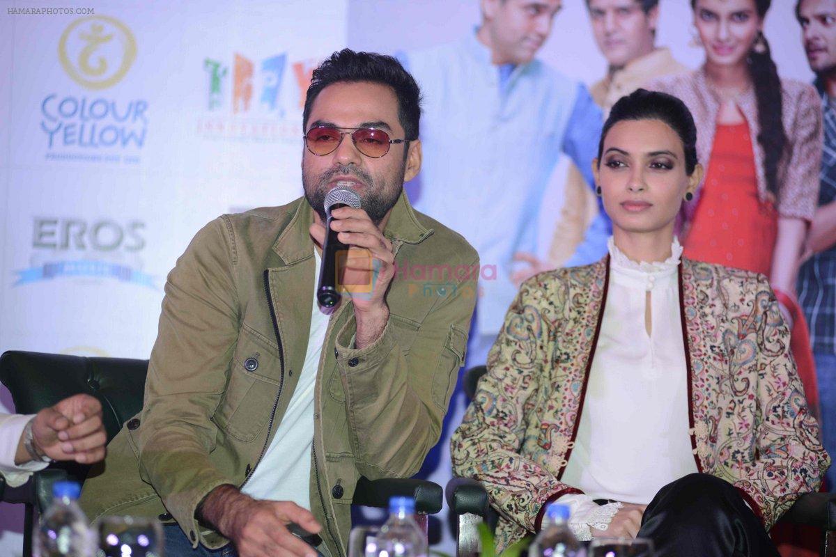 Abhay Deol, Diana Penty at Happy Bhag Jayegi Press Conference in New Delhi on 17th Aug 2016