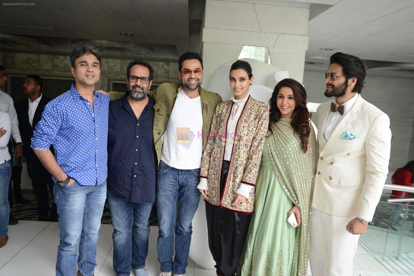 Abhay Deol, Diana Penty, Ali Fazal, Krishika Lulla, Mudassar Aziz, Anand L Rai at Happy Bhag Jayegi Press Conference in New Delhi on 17th Aug 2016