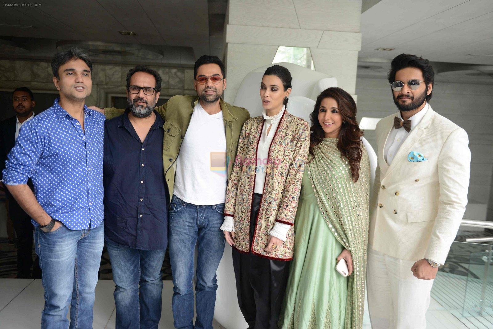 Abhay Deol, Diana Penty, Ali Fazal, Krishika Lulla, Mudassar Aziz, Anand L Rai at Happy Bhag Jayegi Press Conference in New Delhi on 17th Aug 2016