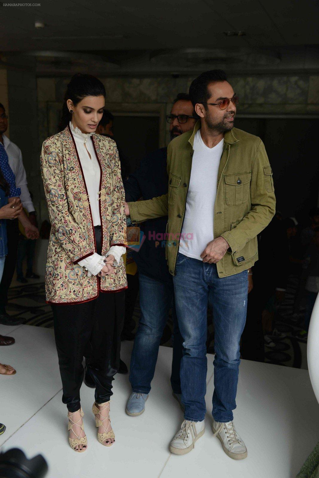 Abhay Deol, Diana Penty at Happy Bhag Jayegi Press Conference in New Delhi on 17th Aug 2016