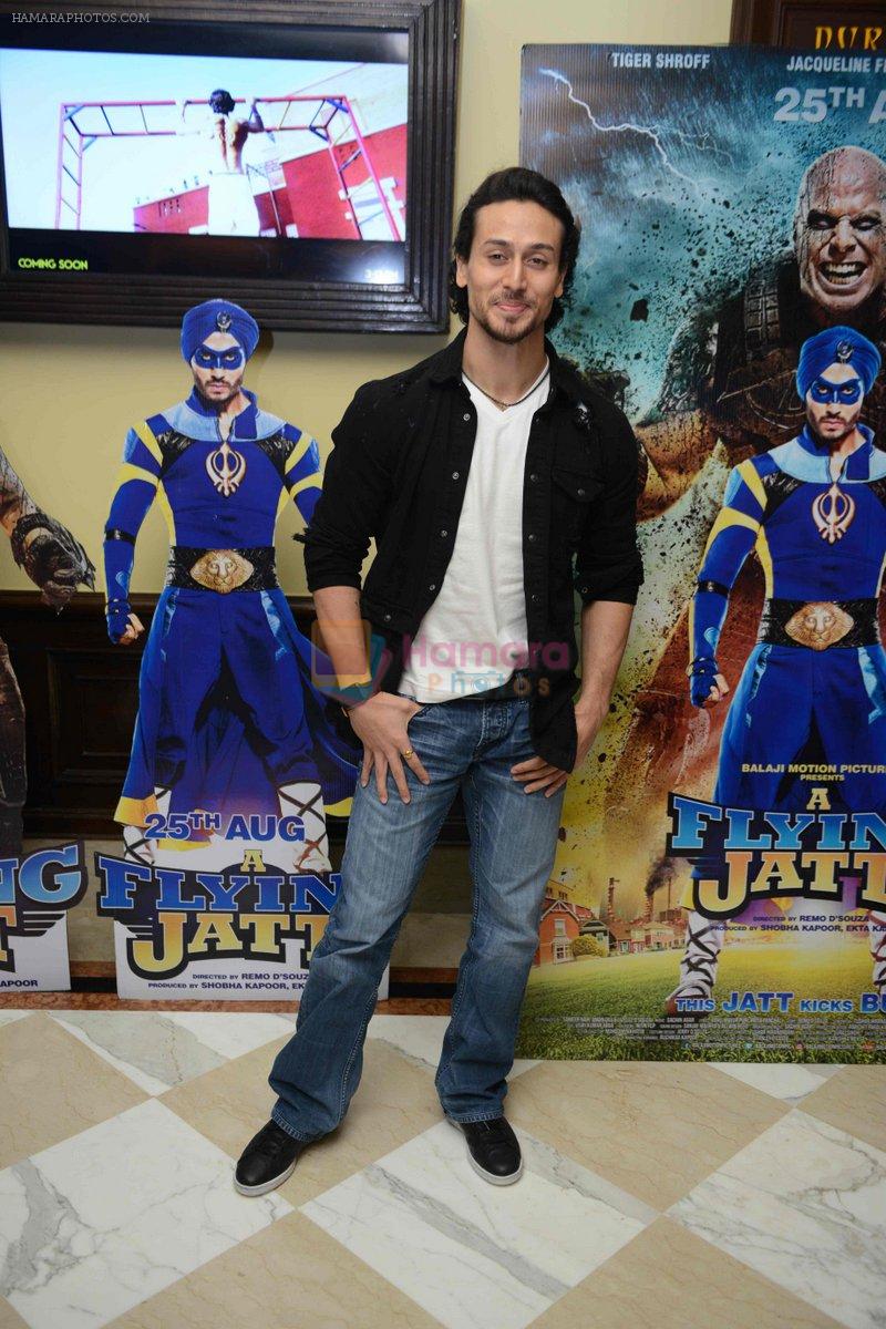 Tiger Shroff at the The Flying Jatt Press Conference in Delhi on 18th Aug 2016