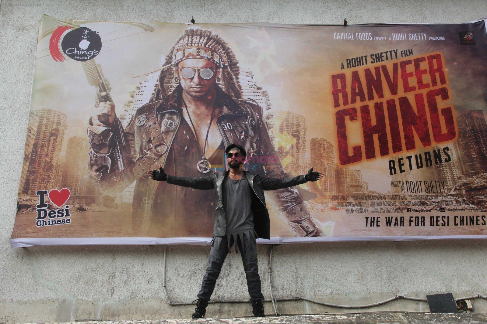 Ranveer Singh promote Ranveer Ching Returns on 19th Aug 2016