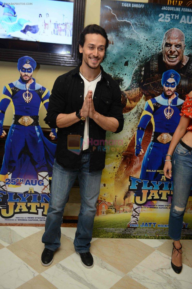 Tiger Shroff at the The Flying Jatt Press Conference in Delhi on 18th Aug 2016