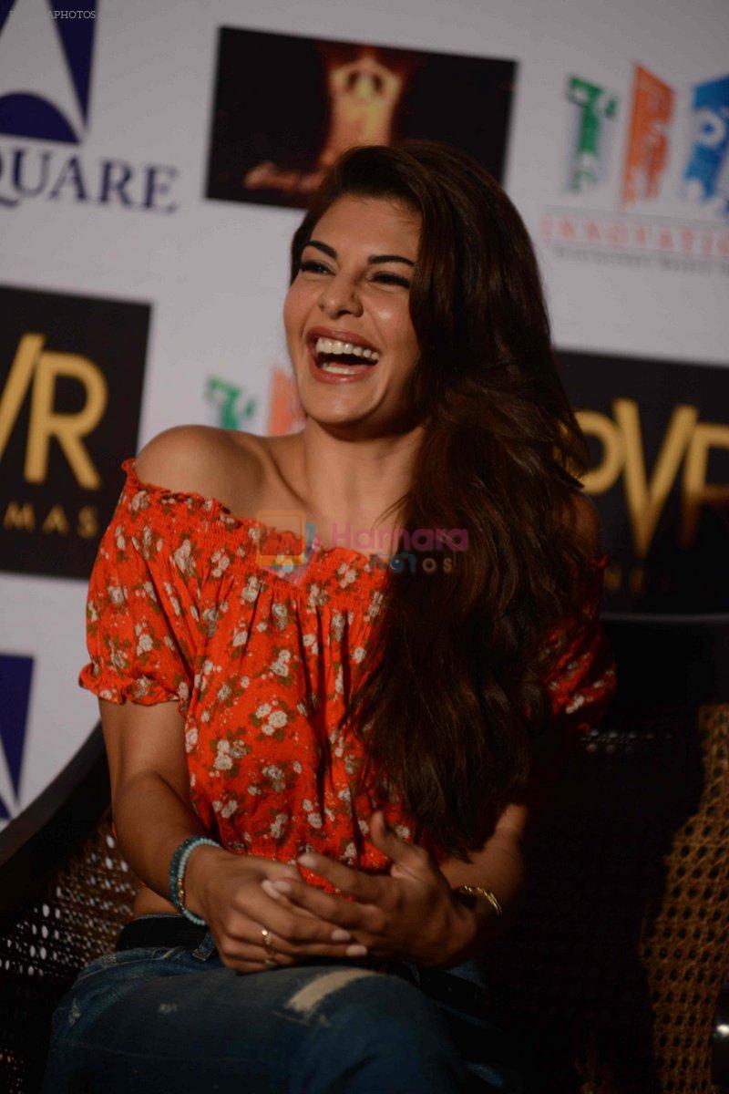 Jacqueline Fernandez at the The Flying Jatt Press Conference in Delhi on 18th Aug 2016