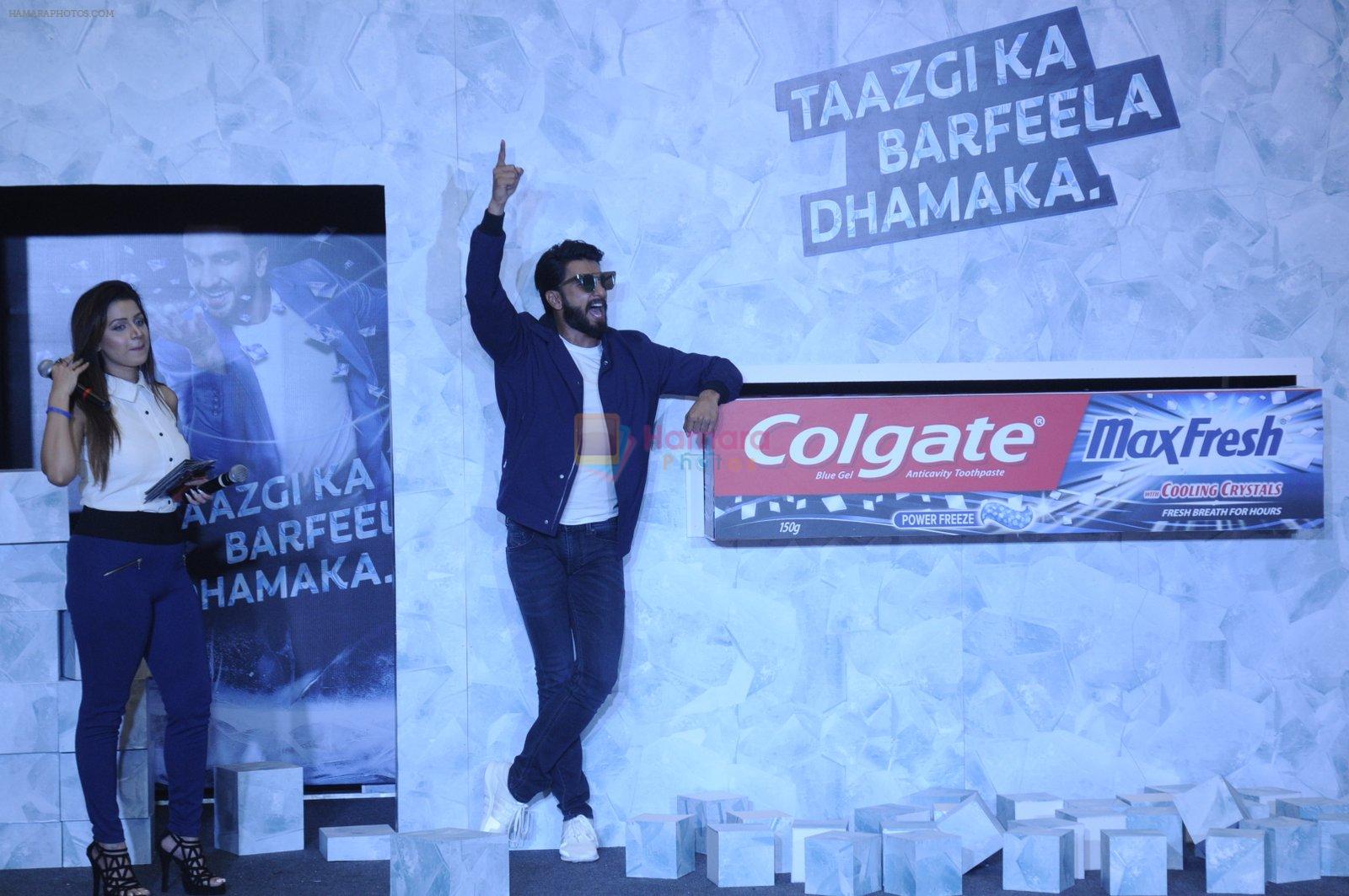 Ranveer Singh at Colgate event on 22nd Aug 2016