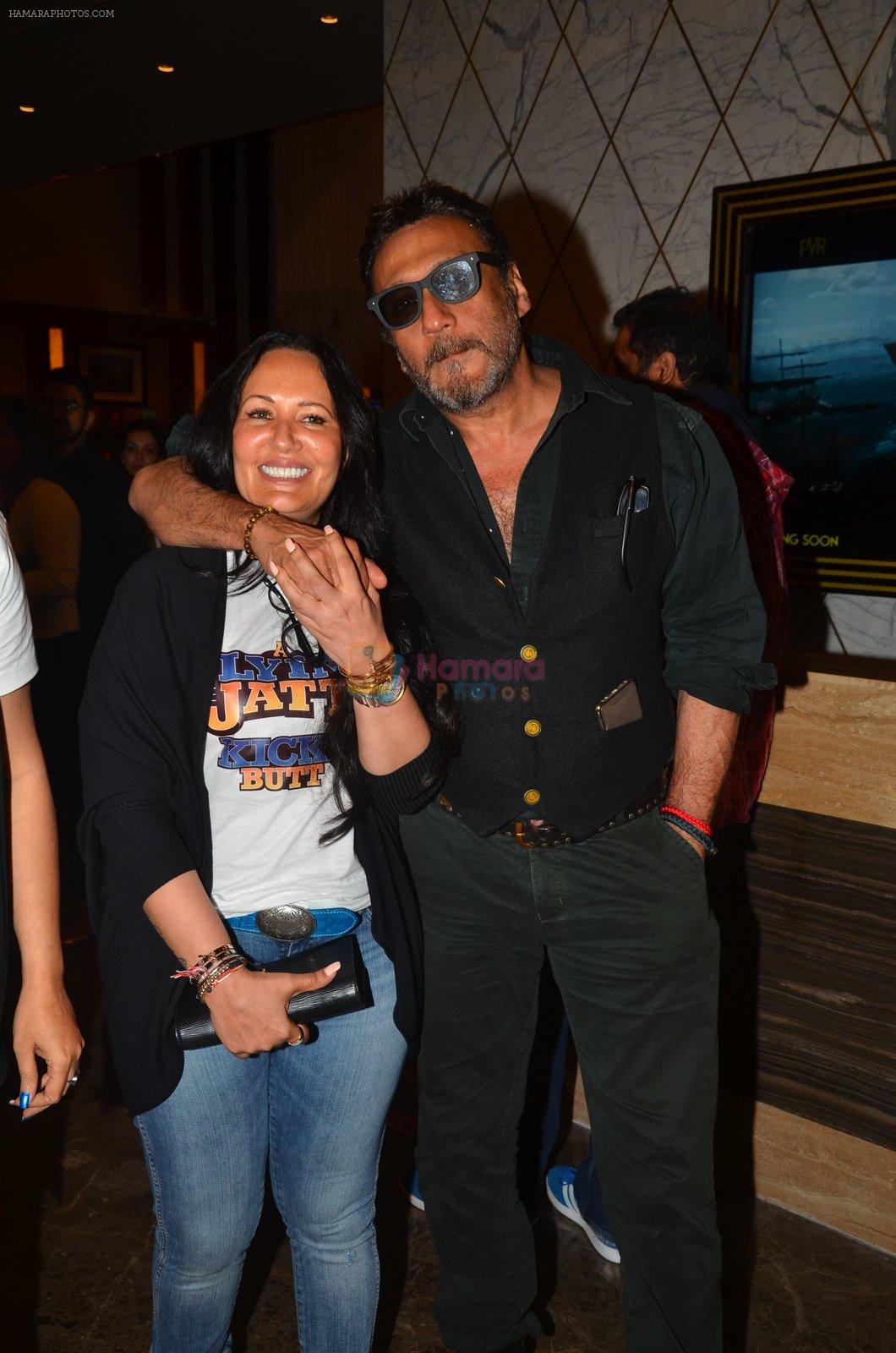 Jackie Shroff, Ayesha Shroff at The Flying Jatt premiere on 24th Aug 2016