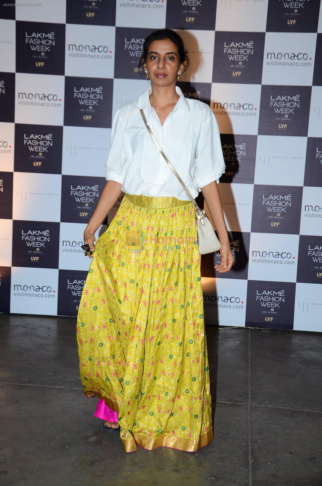 at Lakme Fashion Week 2016 Day 2 on 25th Aug 2016
