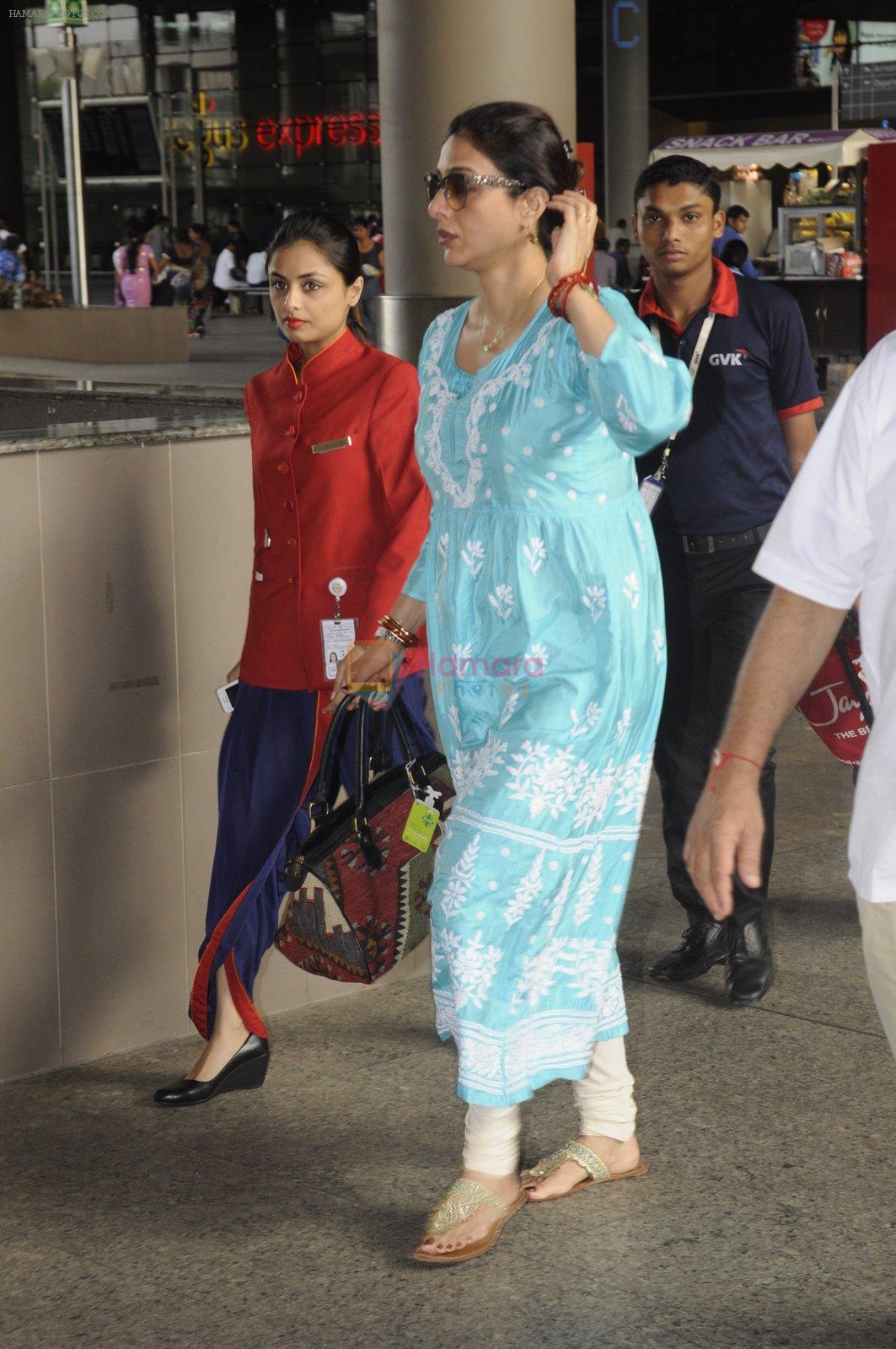 Tabu snapped at airport on 4th Sept 2016