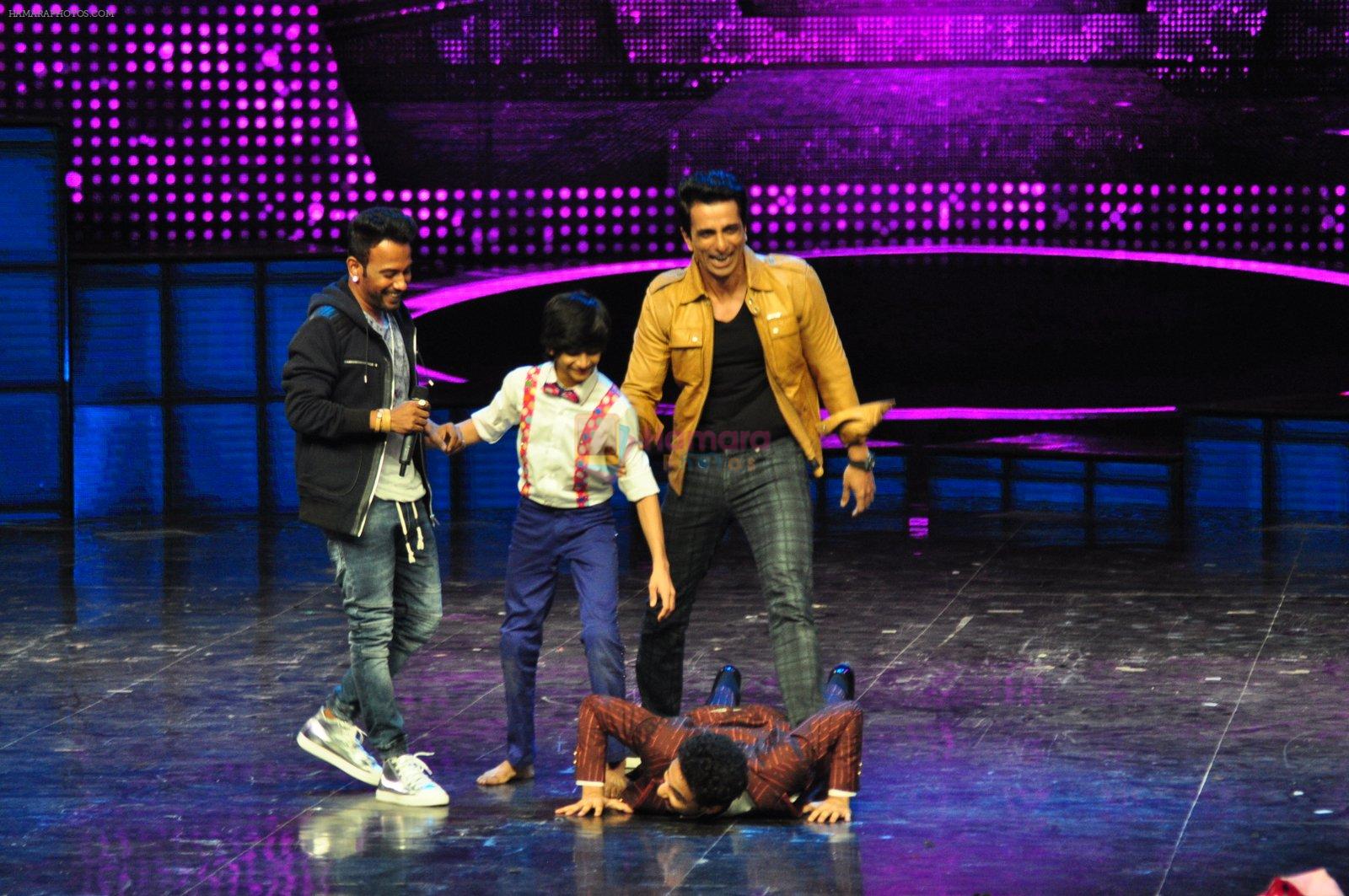 Sonu Sood on the sets of Star Plus's Dance Plus on 4th Sept 2016