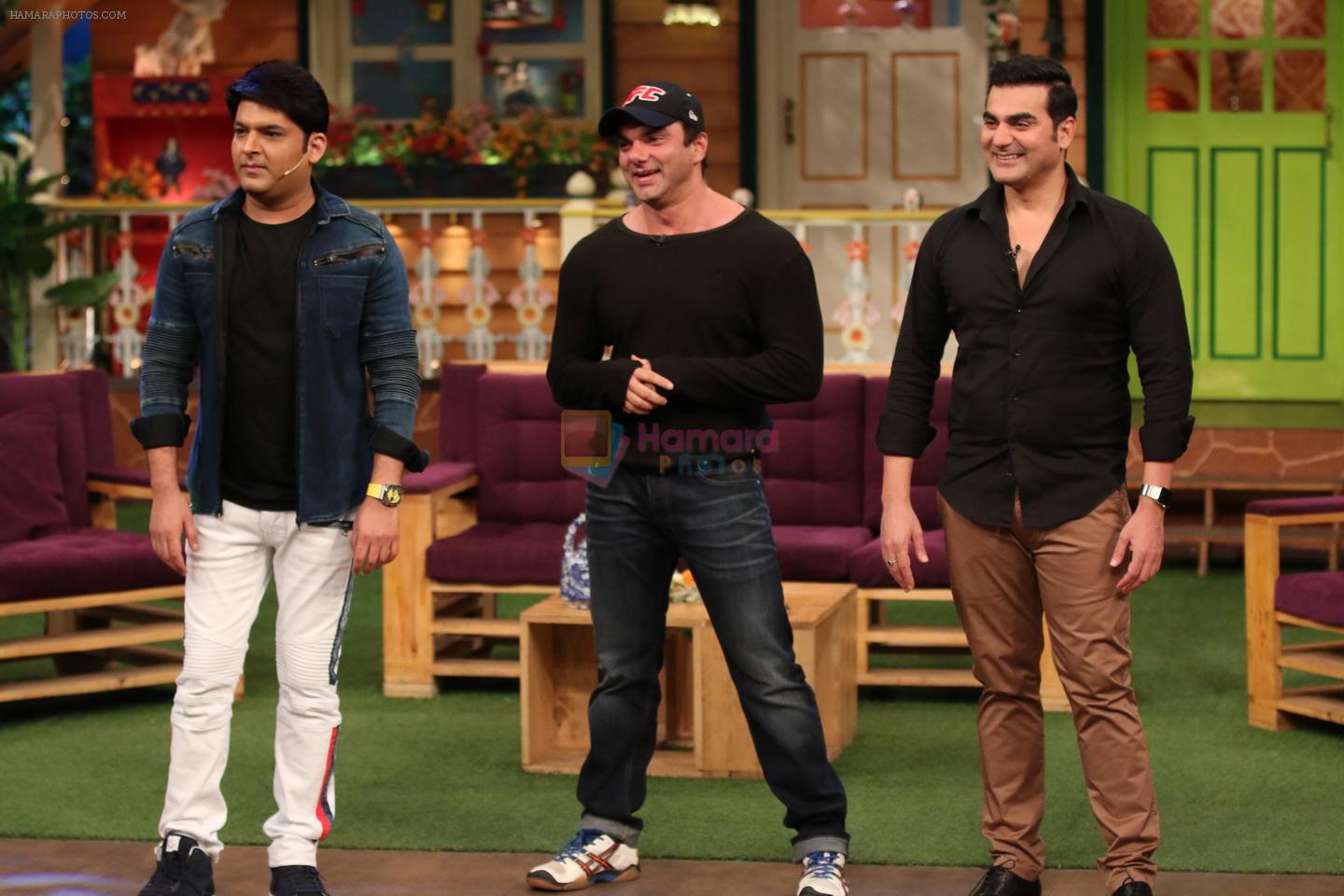 Khan brothers on the sets of The Kapil Sharma Show