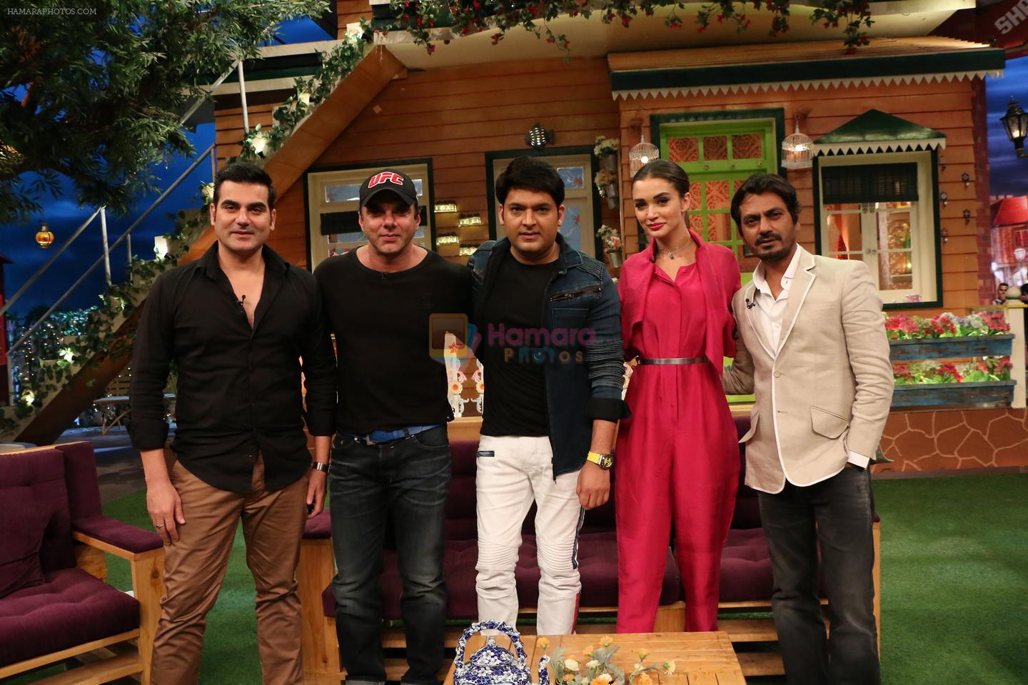 The cast of Freaky Ali on the sets of The Kapil Sharma Show in MUMBAI