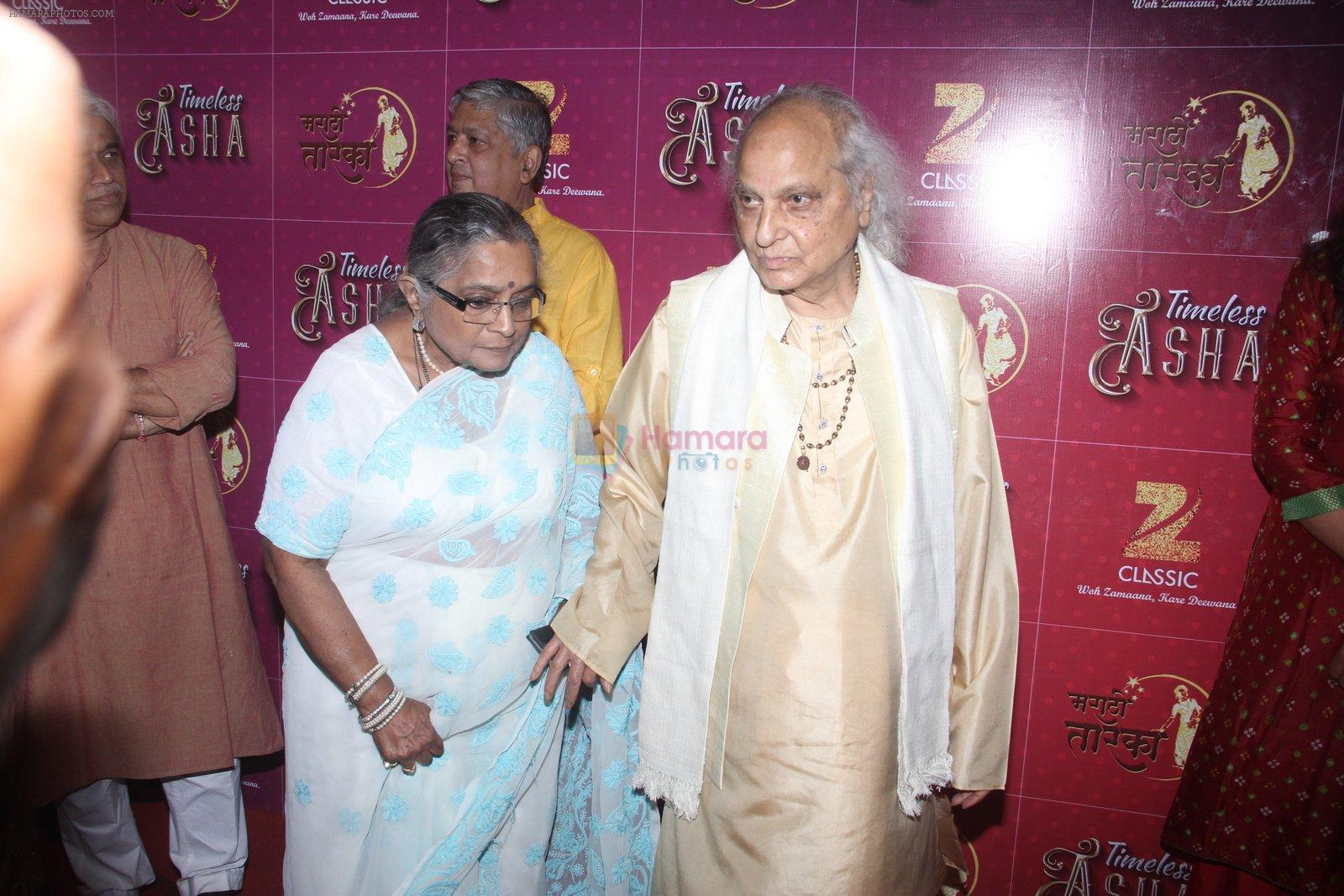 Pandit Jasraj during the musical concert Timless Asha organised by Zee Classsic on occasion of Bollywood singer Asha Bhosle 83rd birthday in Mumbai, India on September 8, 2016