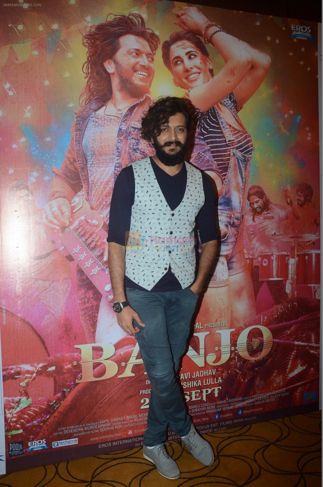 Riteish Deshmukh at Banjo press meet in Pune on 9th Sept 2016