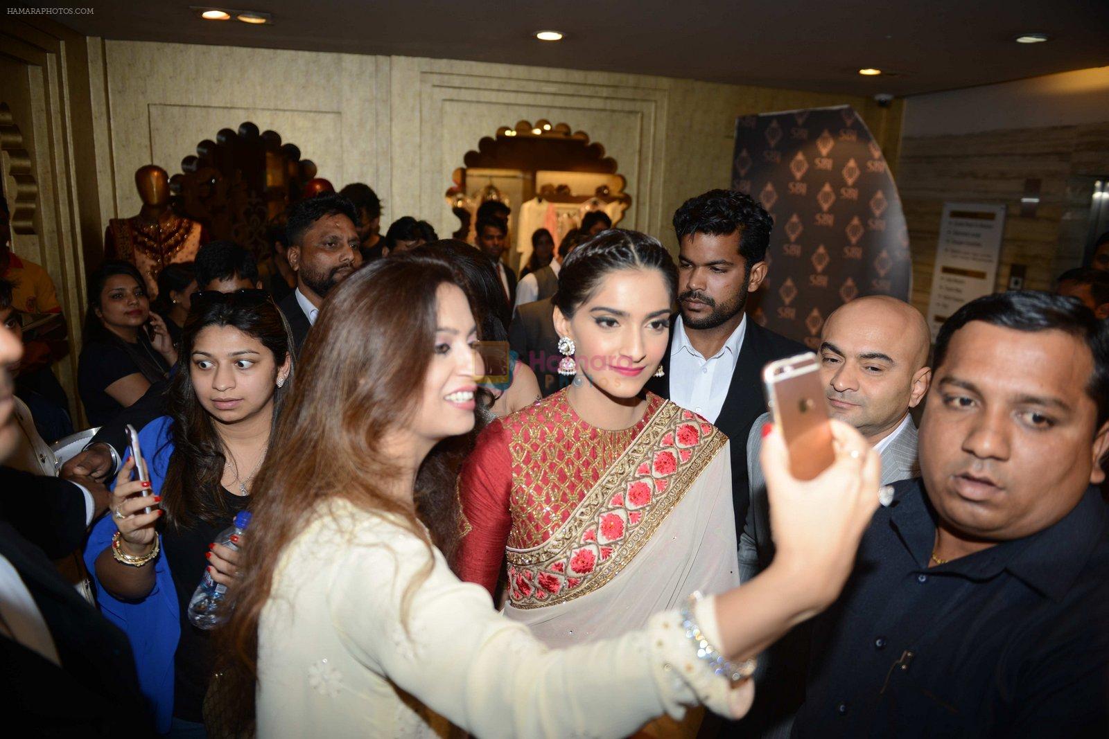 Sonam Kapoor during the launch of the first Indian Bridal Fashion Week Wedding Store, in New Delhi on 9th Sept 2016