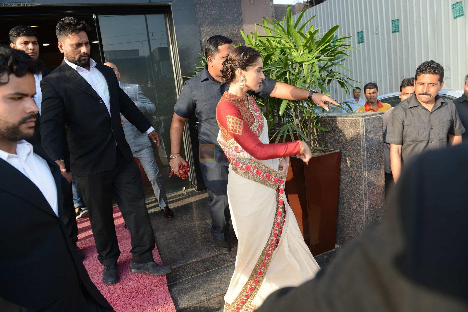 Sonam Kapoor during the launch of the first Indian Bridal Fashion Week Wedding Store, in New Delhi on 9th Sept 2016