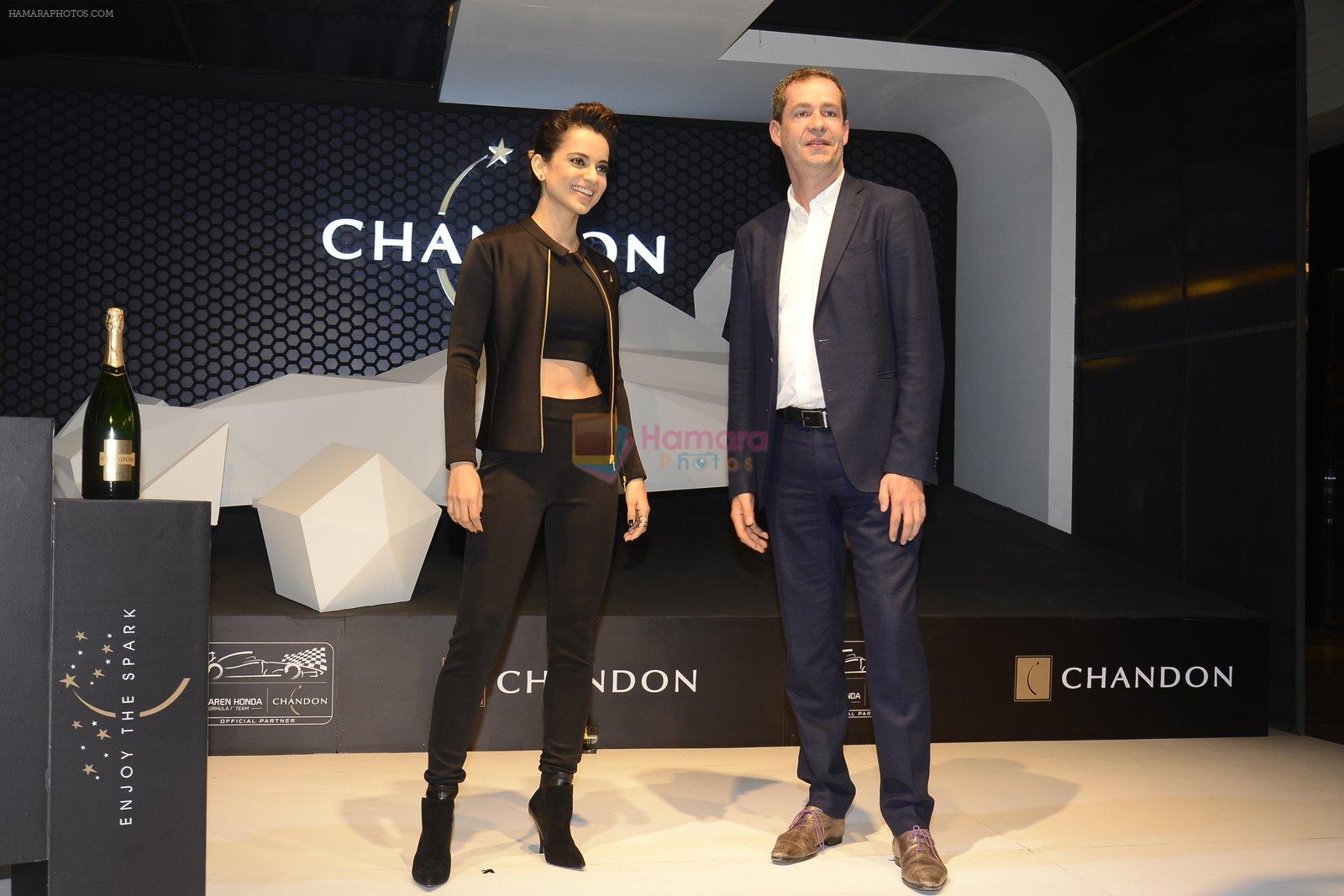 Kangana Ranaut at the unveiling Chandon X McLaren Honda installation in Mumbai on 9th Sept 2016