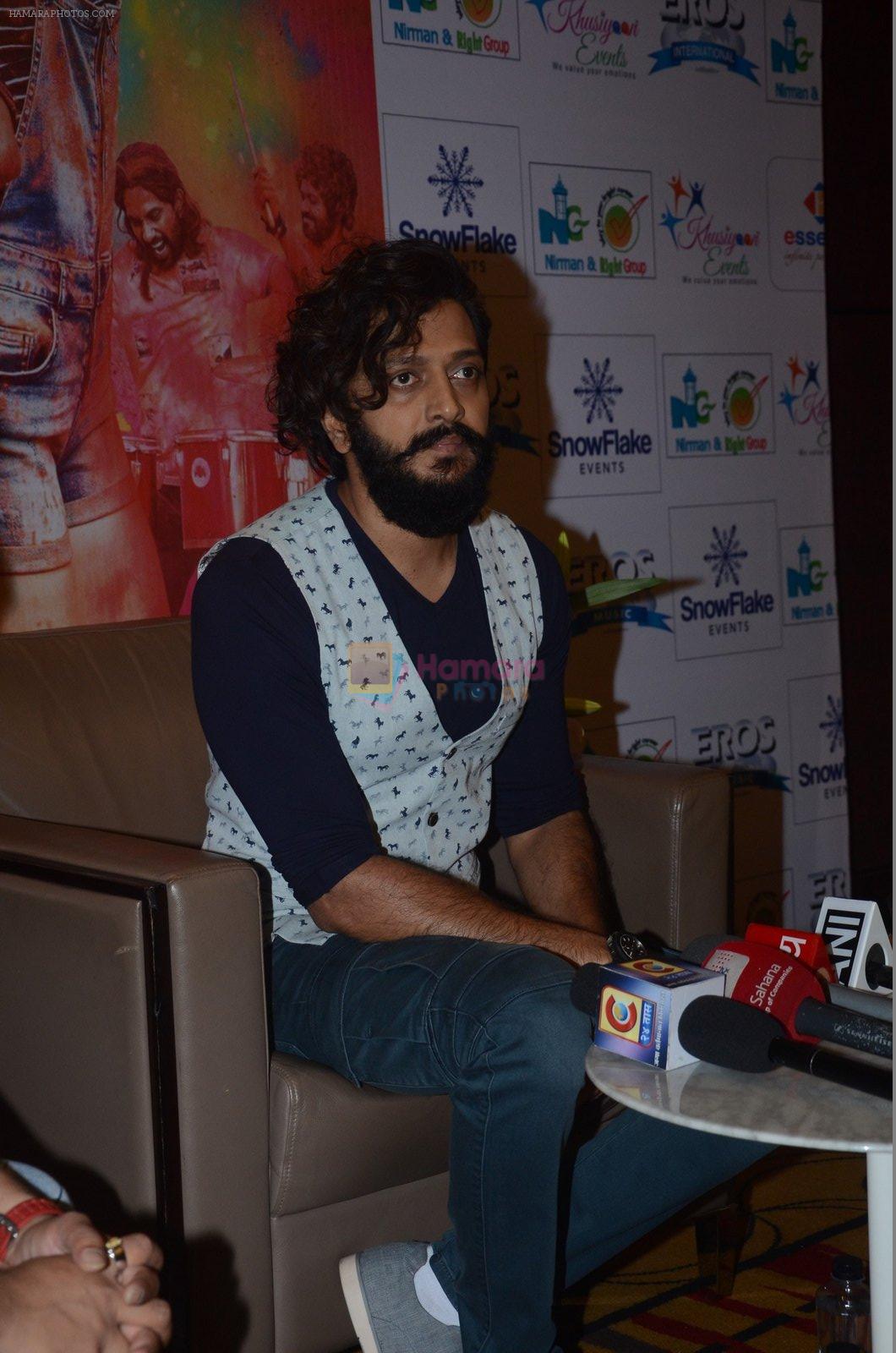 Riteish Deshmukh at Banjo press meet in Pune on 9th Sept 2016