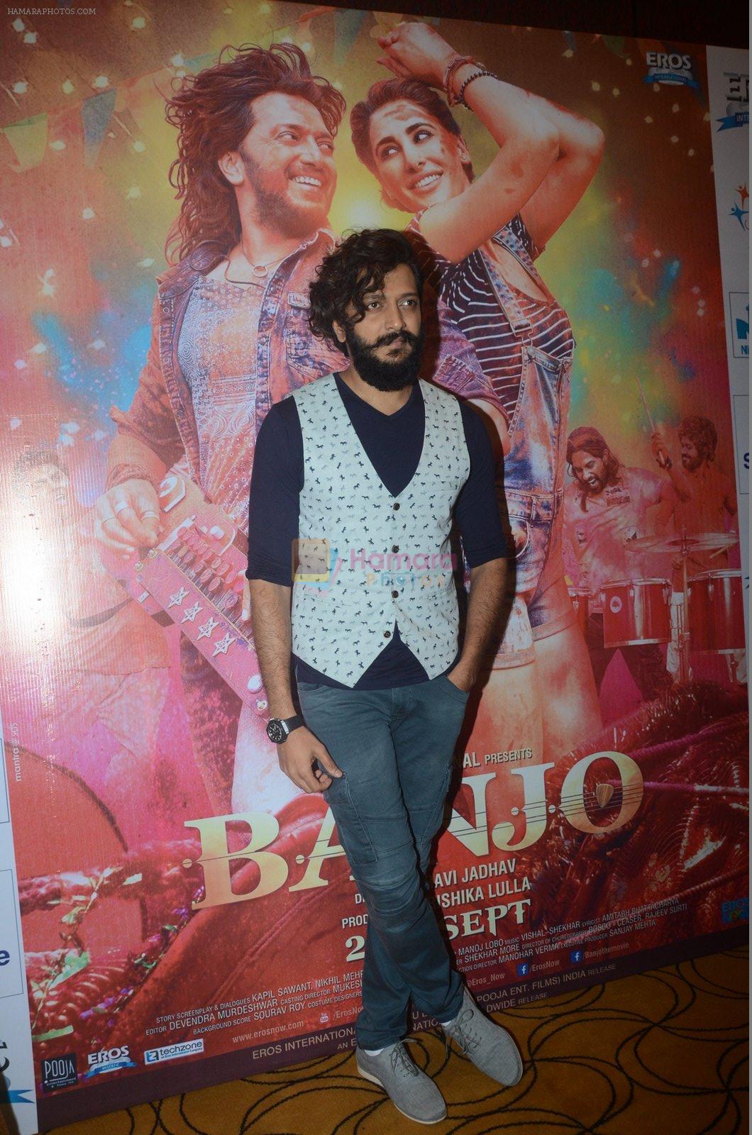 Riteish Deshmukh at Banjo press meet in Pune on 9th Sept 2016